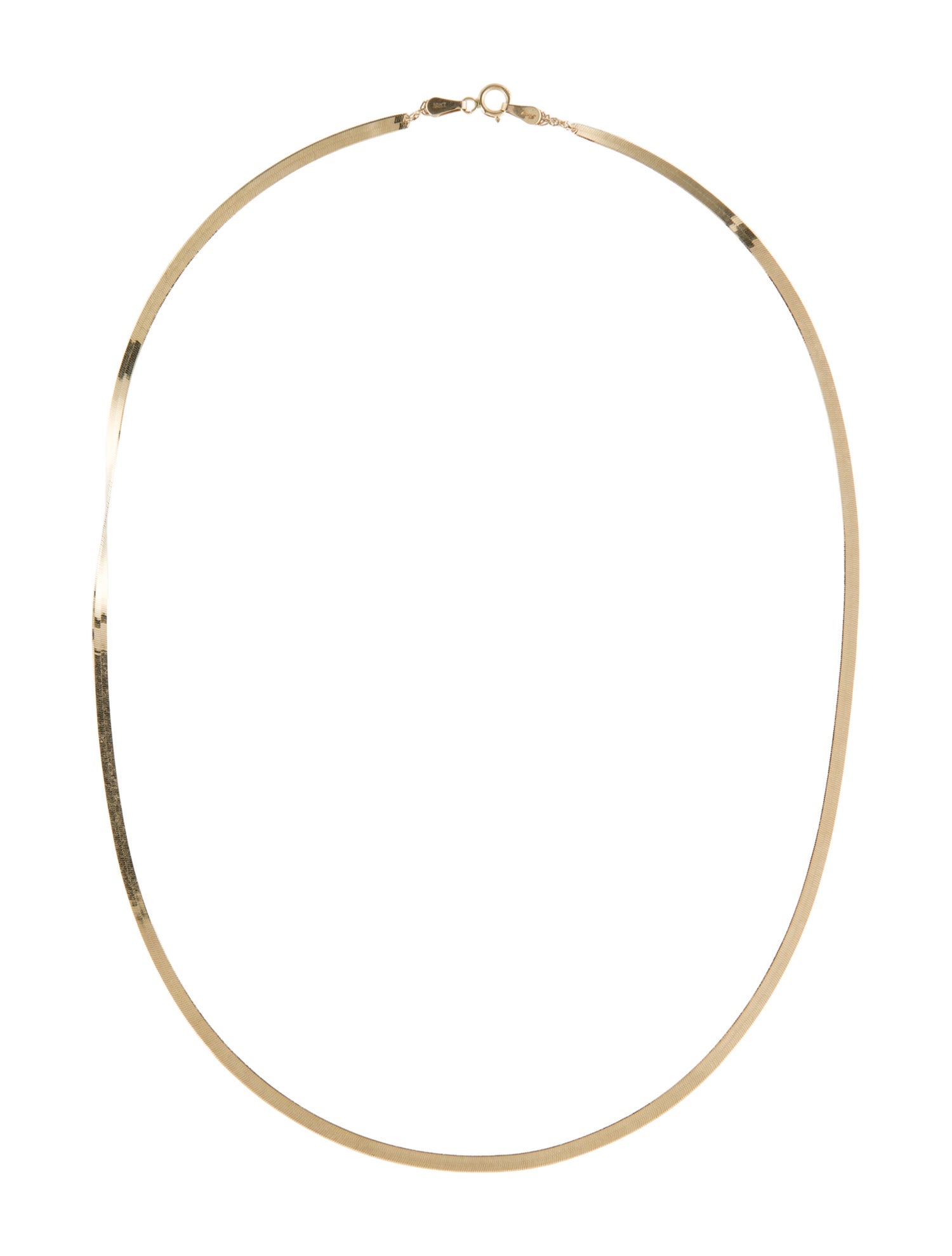 Necklace 10K Herringbone Link