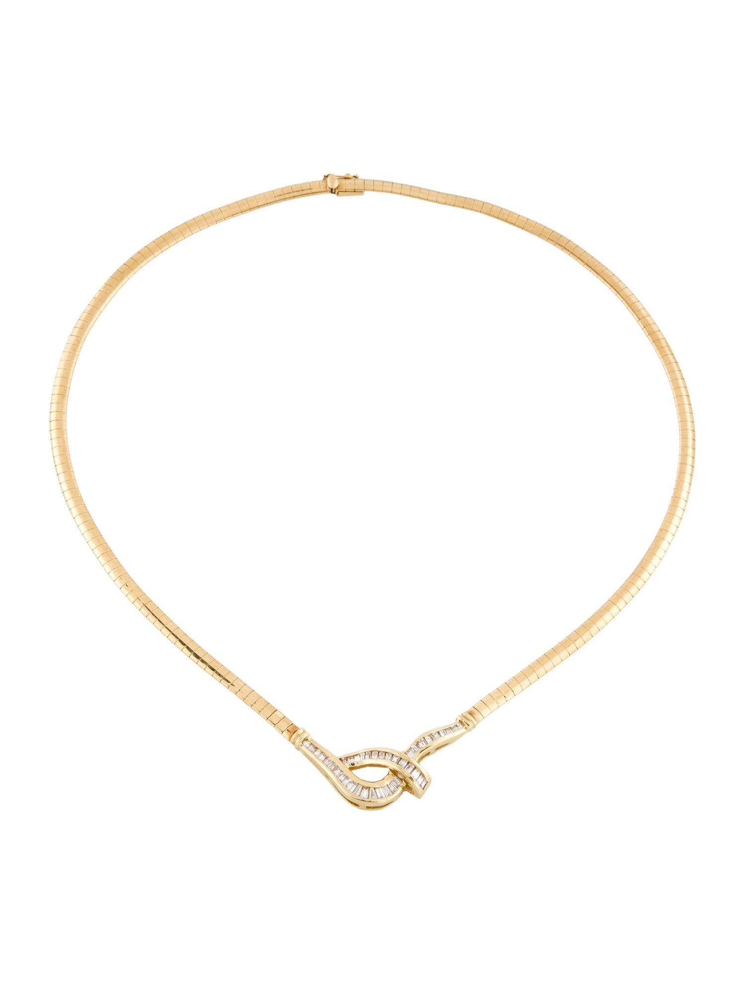 Necklace 14K Diamond Station Chain