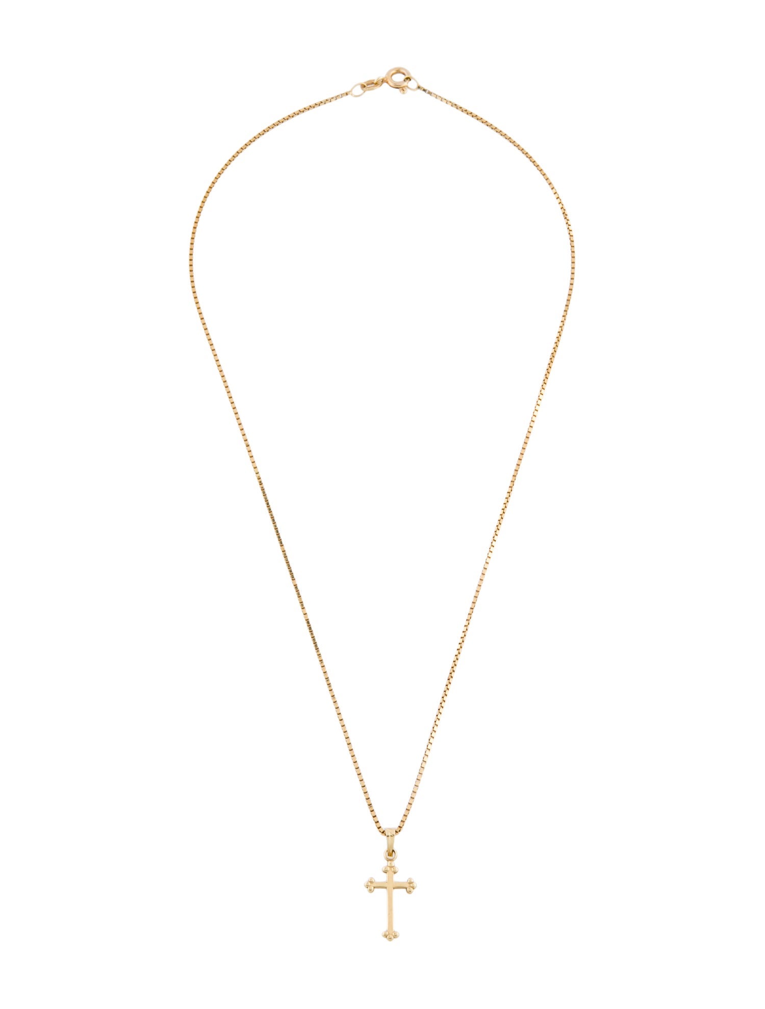 Necklace 14K Cross Pendant