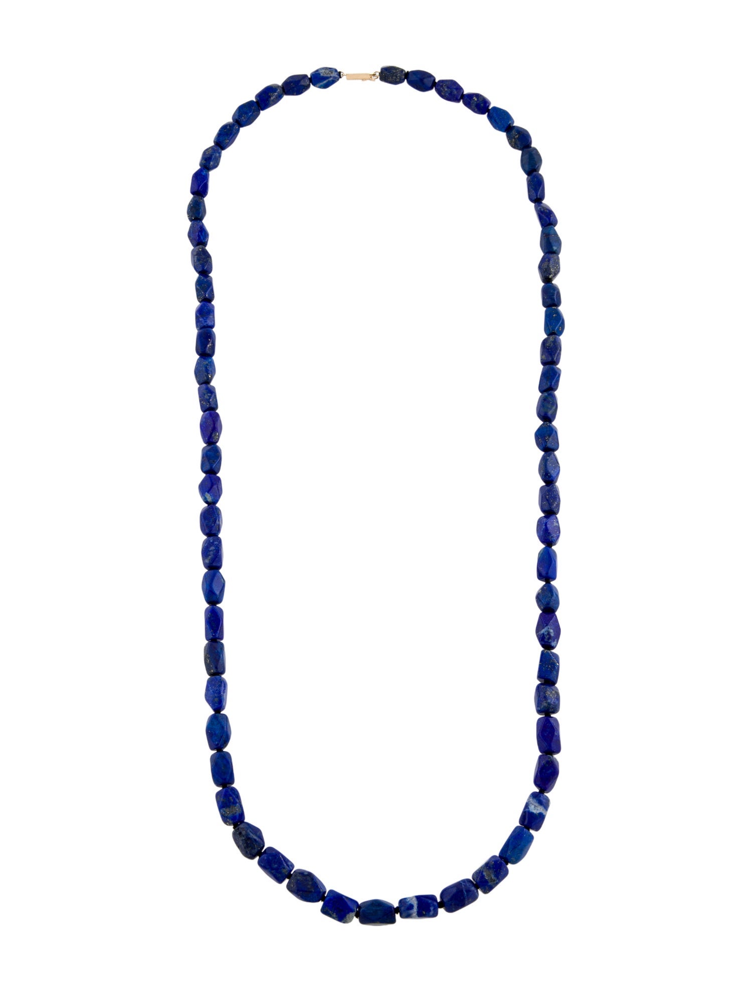 Necklace 14K Lapis Lazuli Bead Necklace