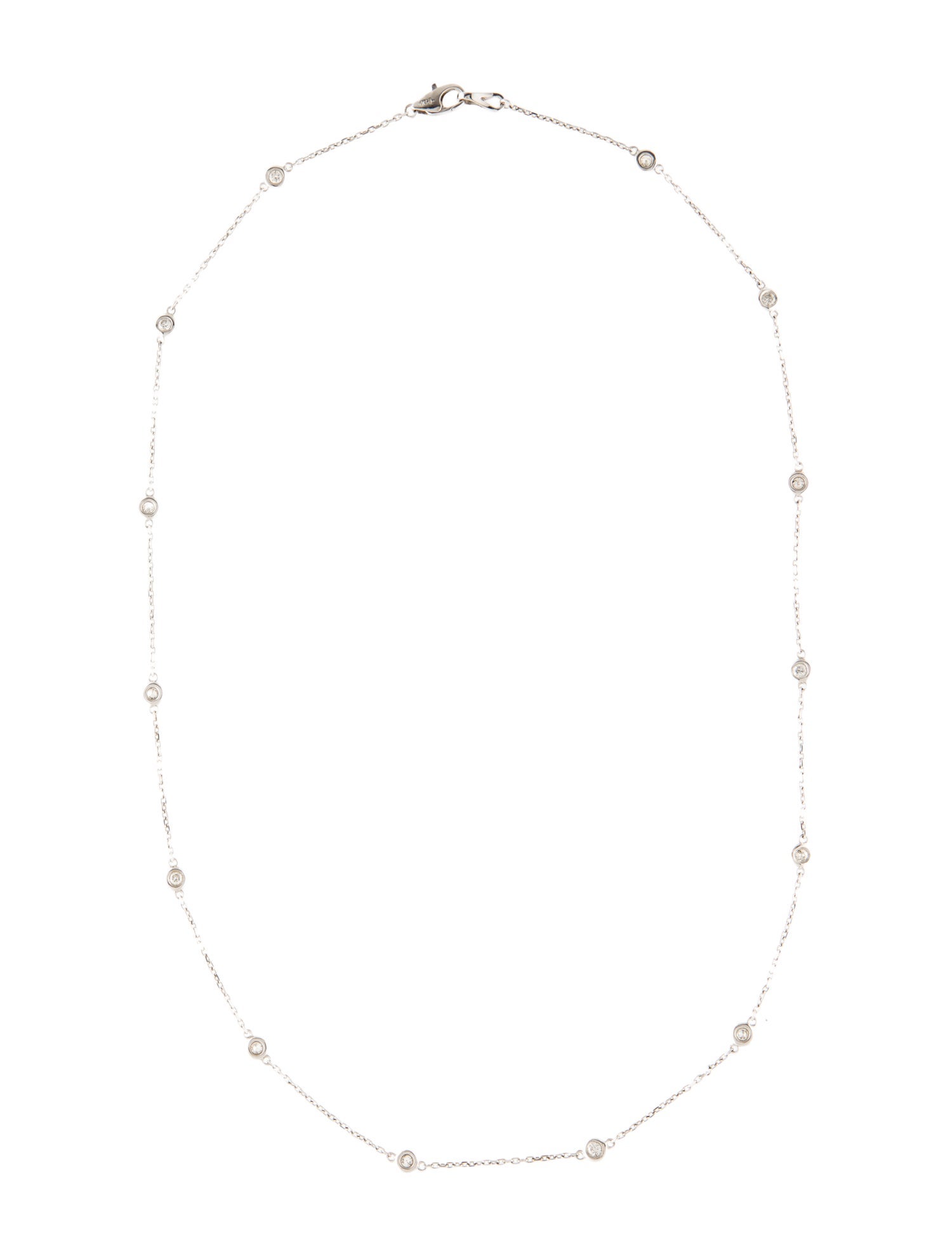 Necklace 14K Diamond Station
