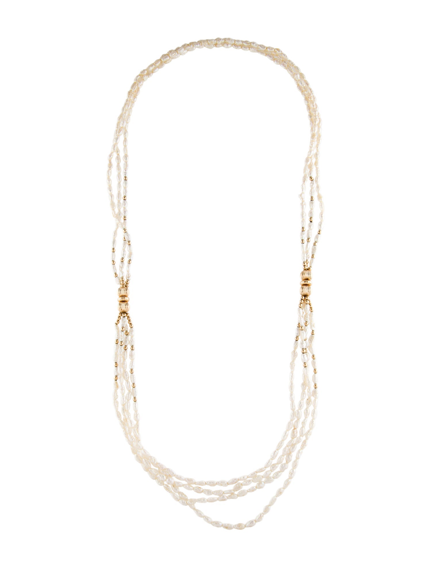 Necklace 14K Pearl Multi-Strand