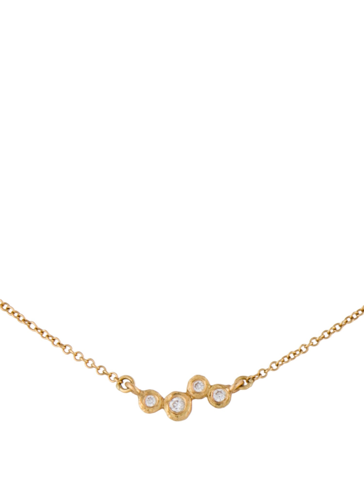 Necklace 18K Diamond Pendant