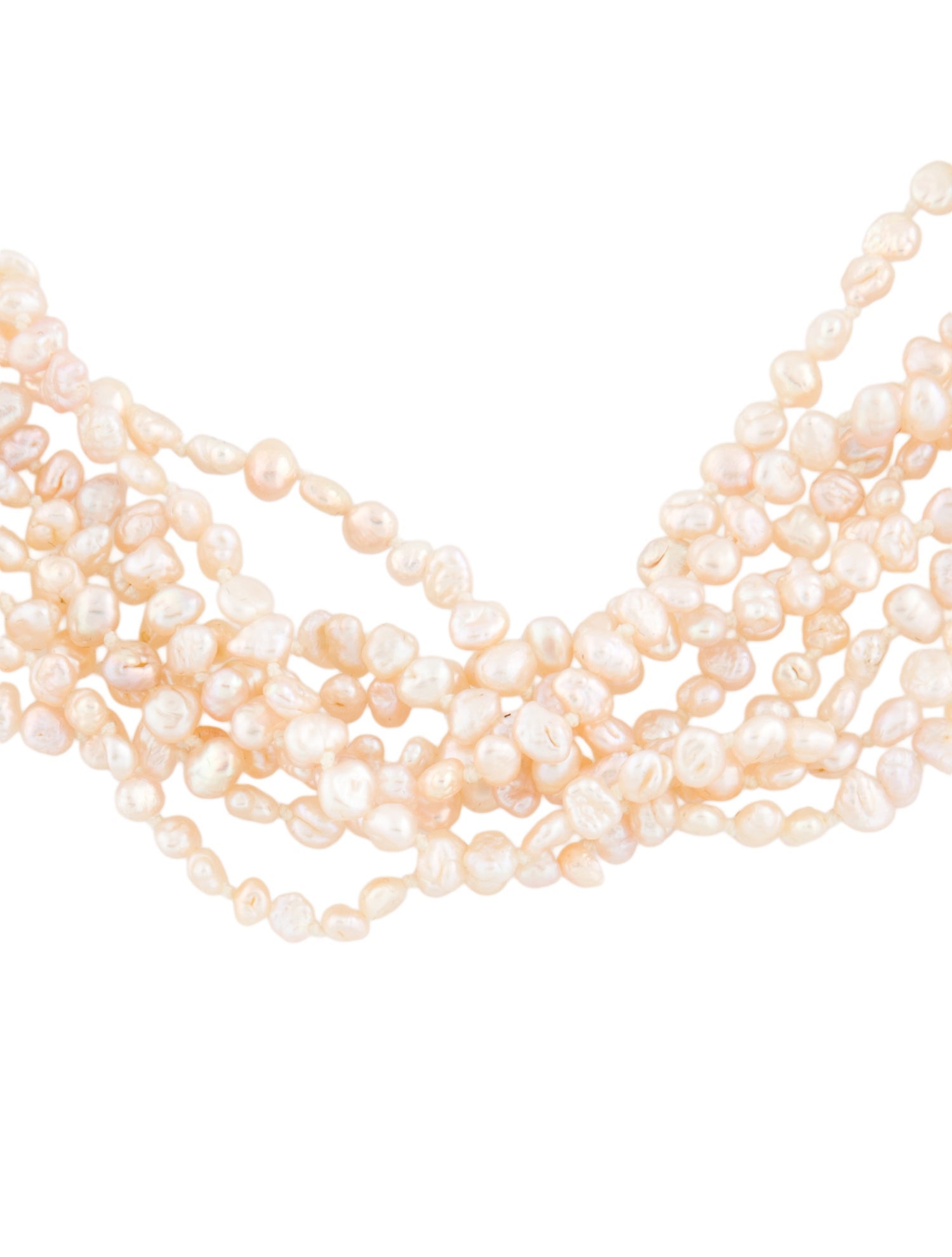 Necklace 14K Pearl Multistrand