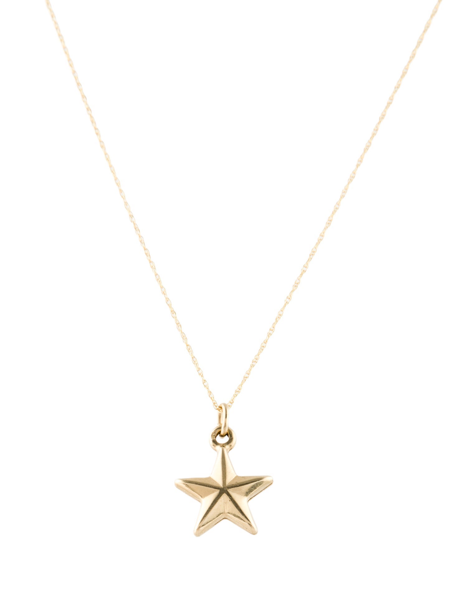 Necklace 14K Star Pendant