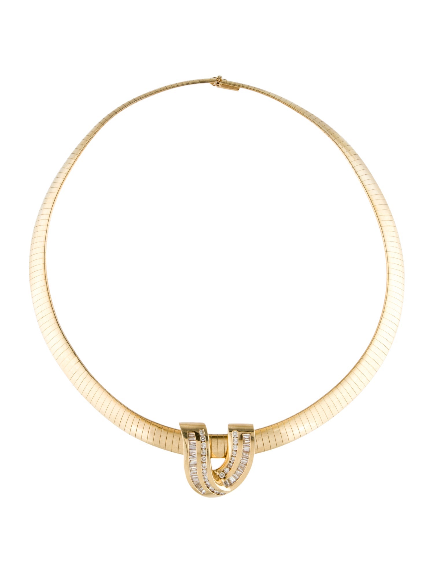 Necklace 14K 1.36ctw Diamond Collar