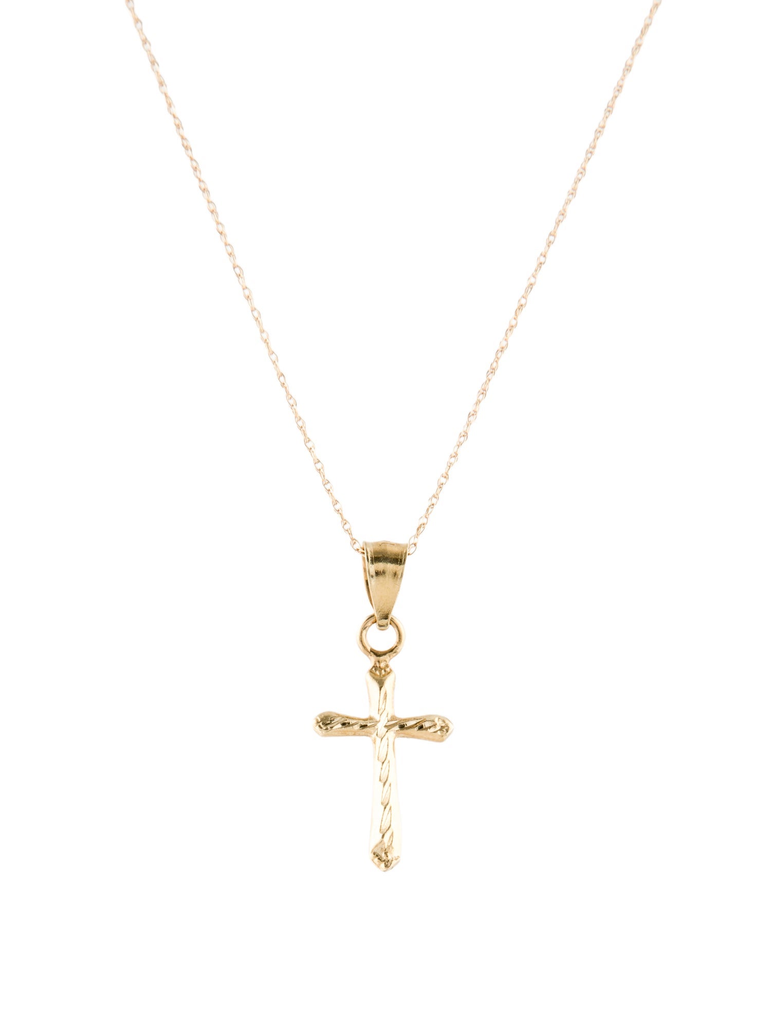 Necklace 14K Cross Pendant