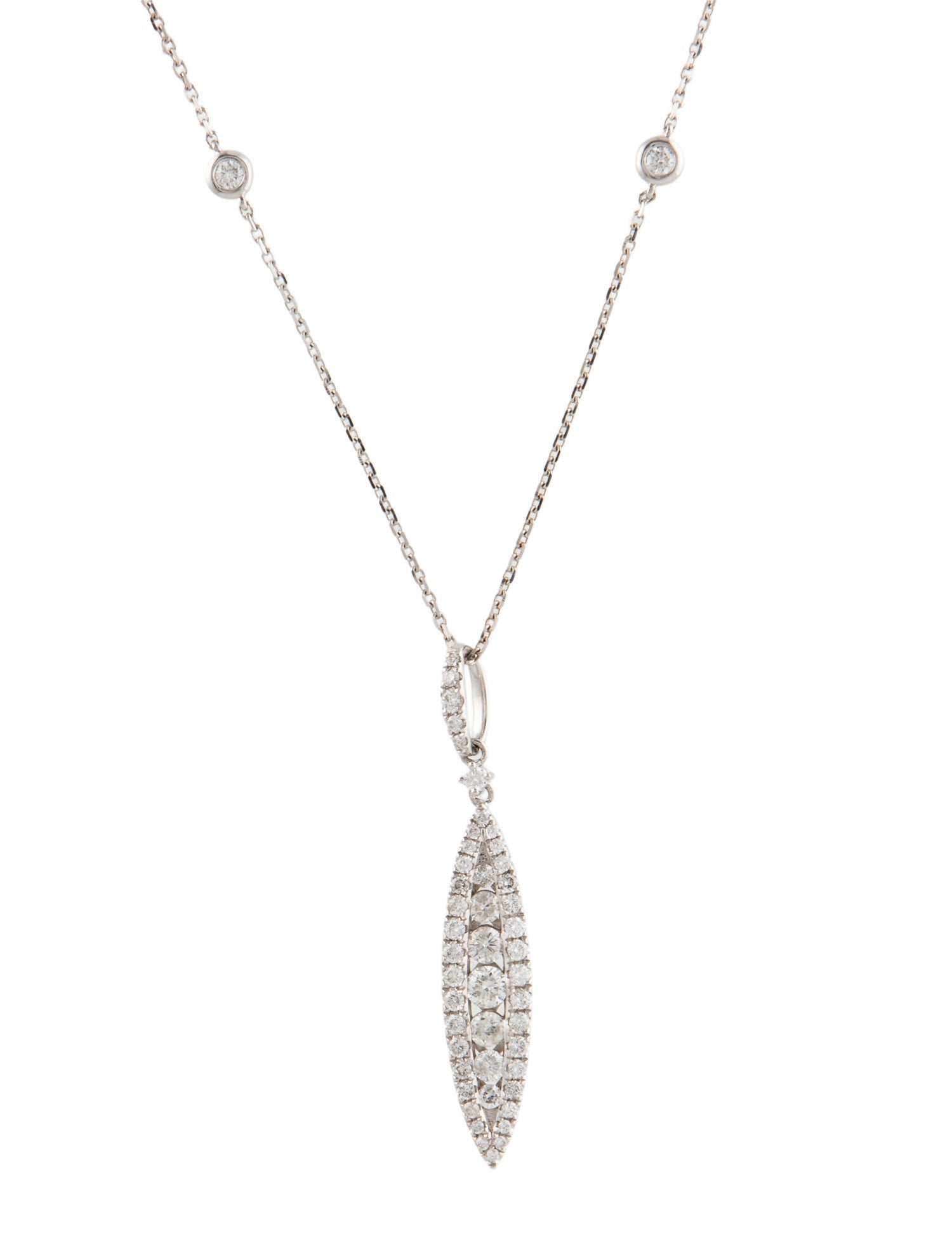 Necklace 18K Diamond Pendant