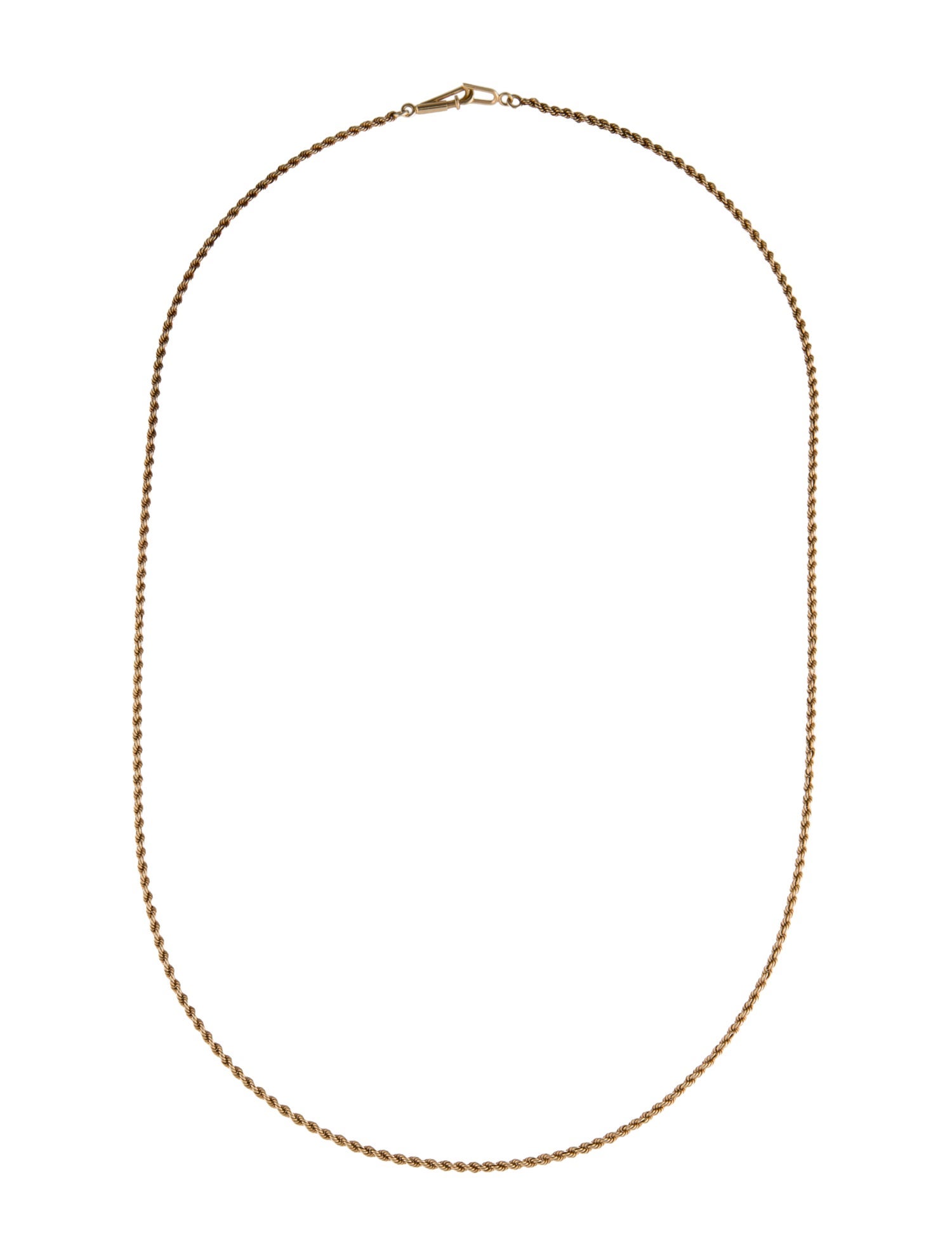 Necklace 14K Rope Chain Necklace