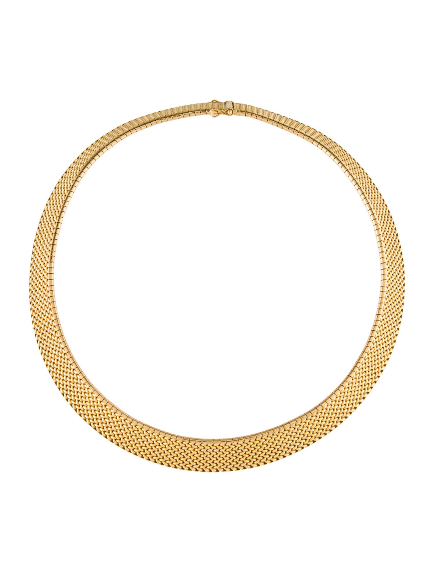 Necklace 18K Woven Collar Necklace