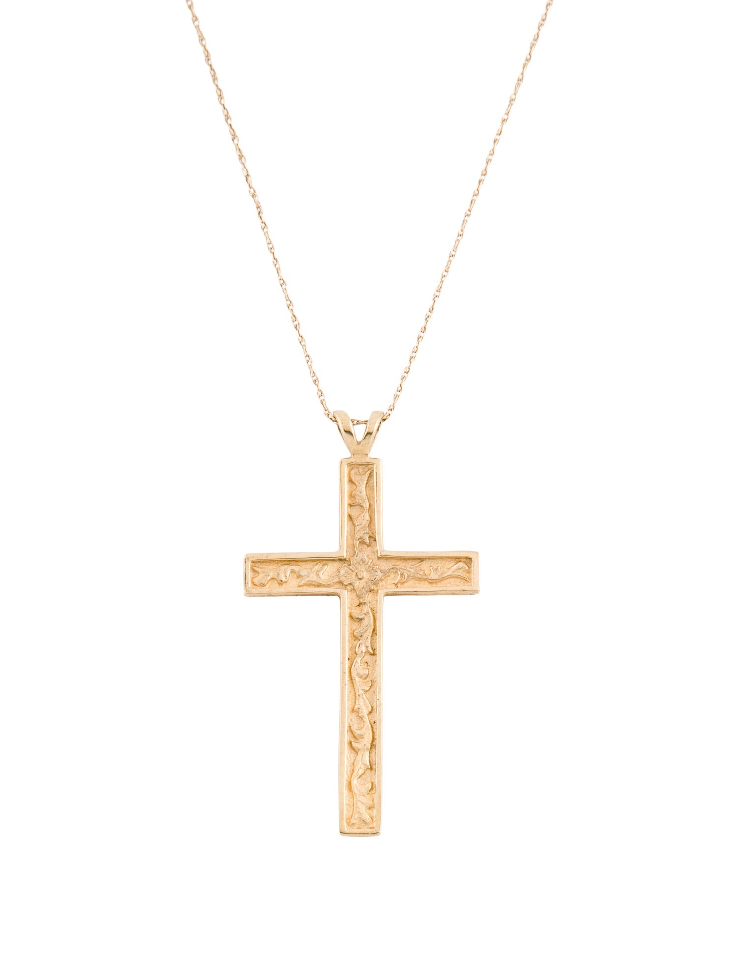 Necklace 14K Cross Pendant