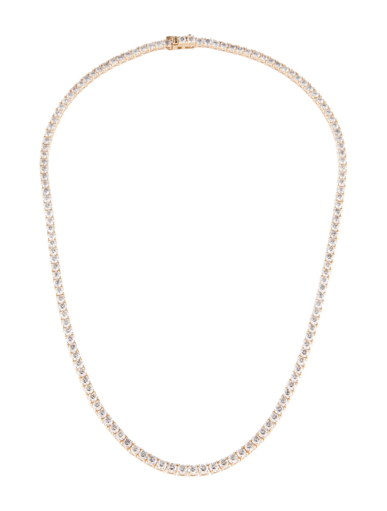 Necklace 14K 15.00ctw Diamond Tennis Necklace