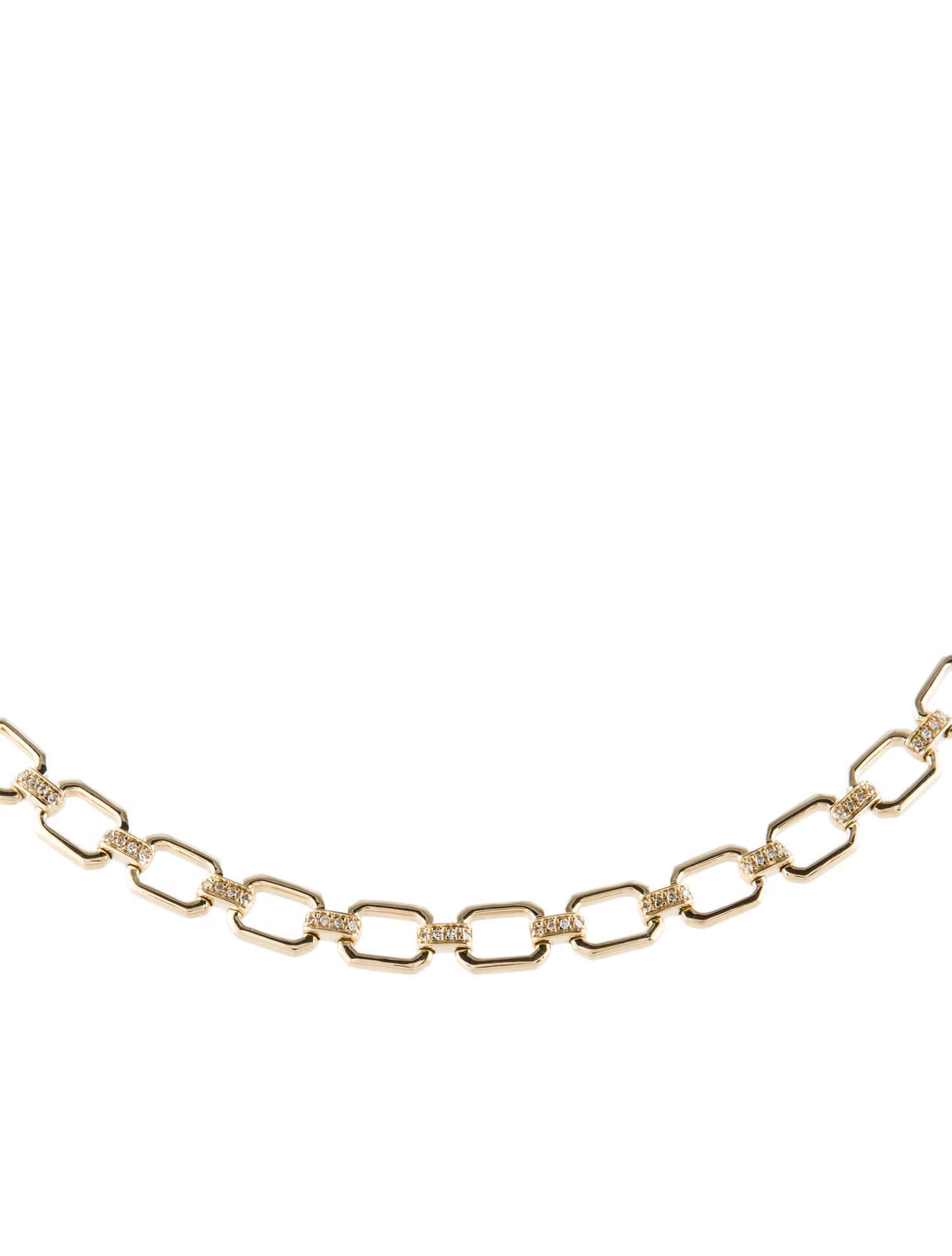Necklace 14K Diamond Chain Choker Necklace