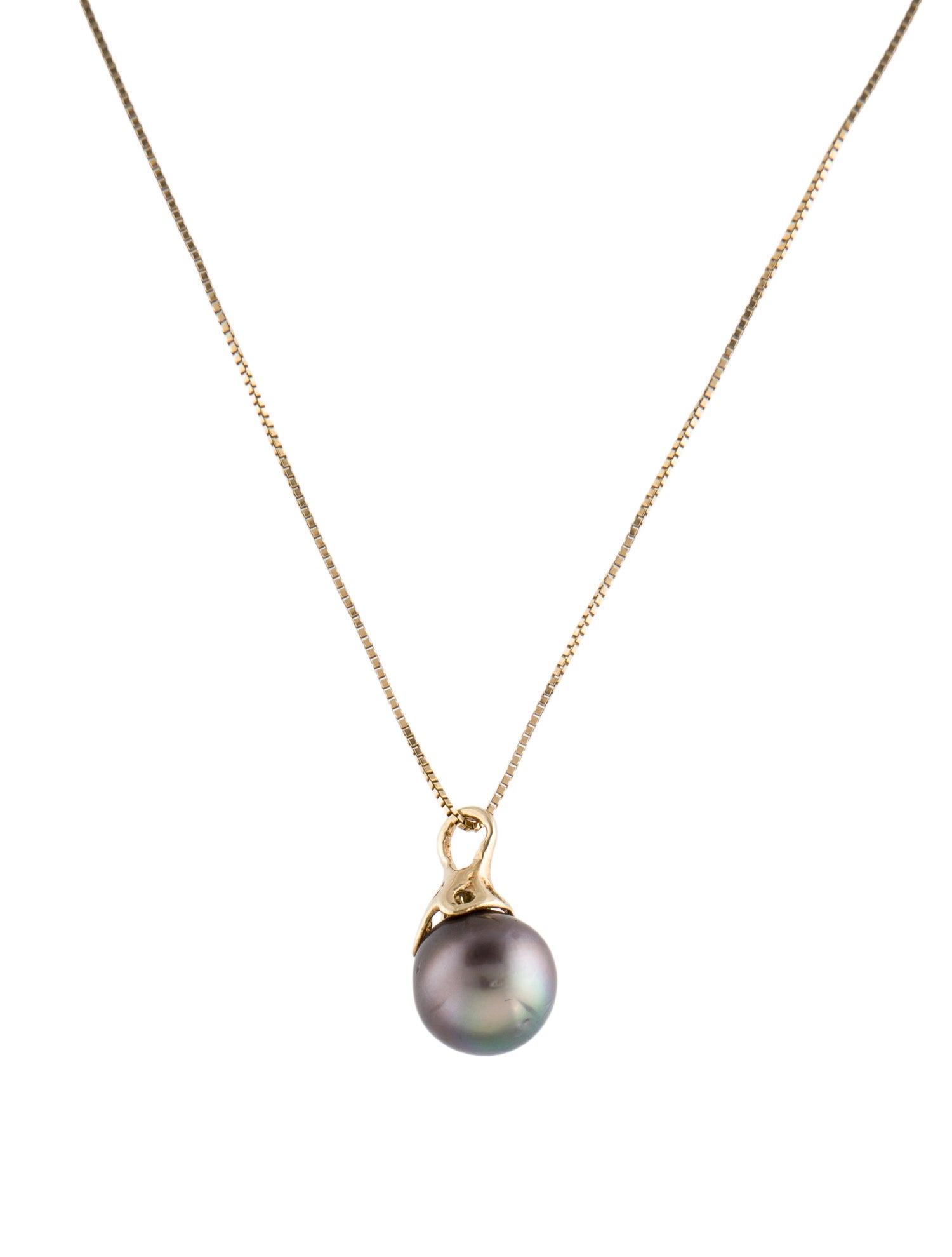 Necklace 14K Pearl Drop Pendant