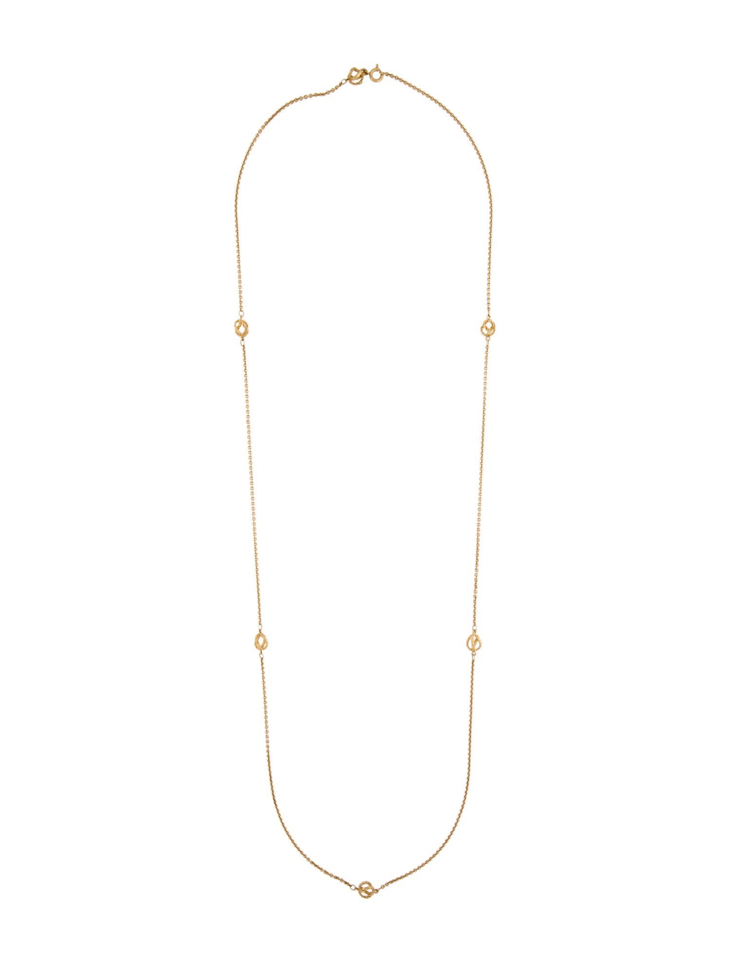 Necklace Uno-A-Erre 18K Station Chain