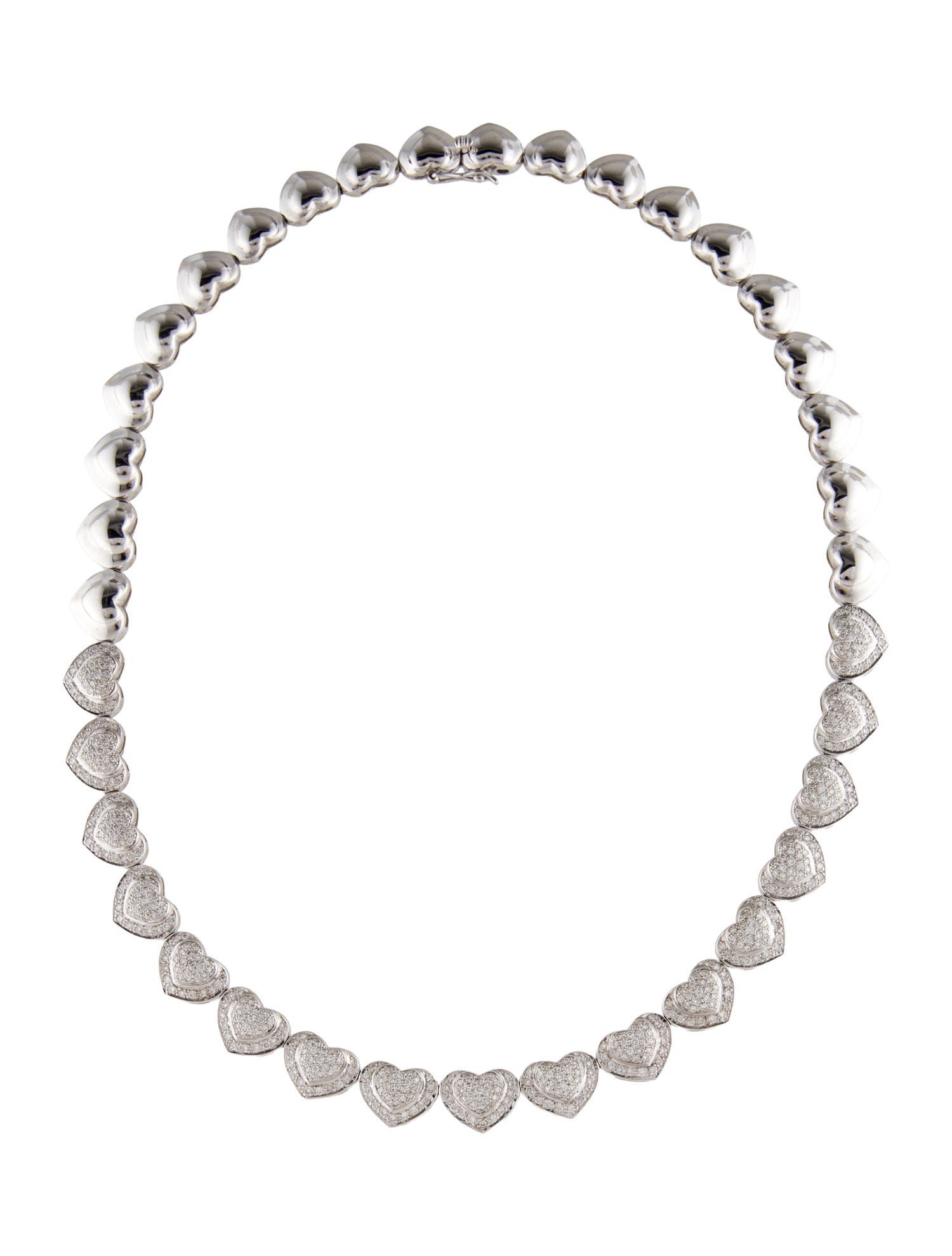 Necklace 18K 5.27ctw Diamond Collar