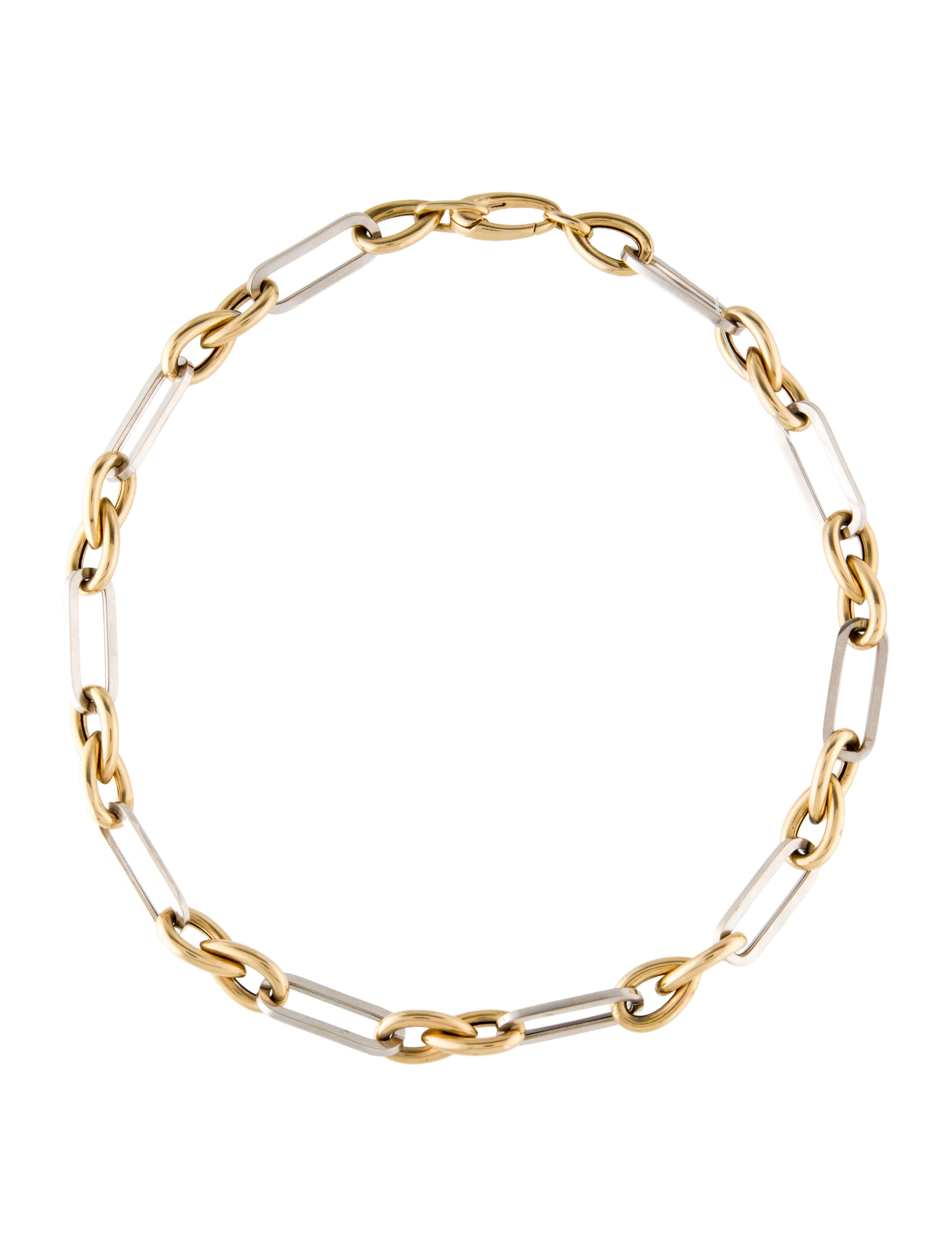 Necklace 14K Two-Tone Link Chain