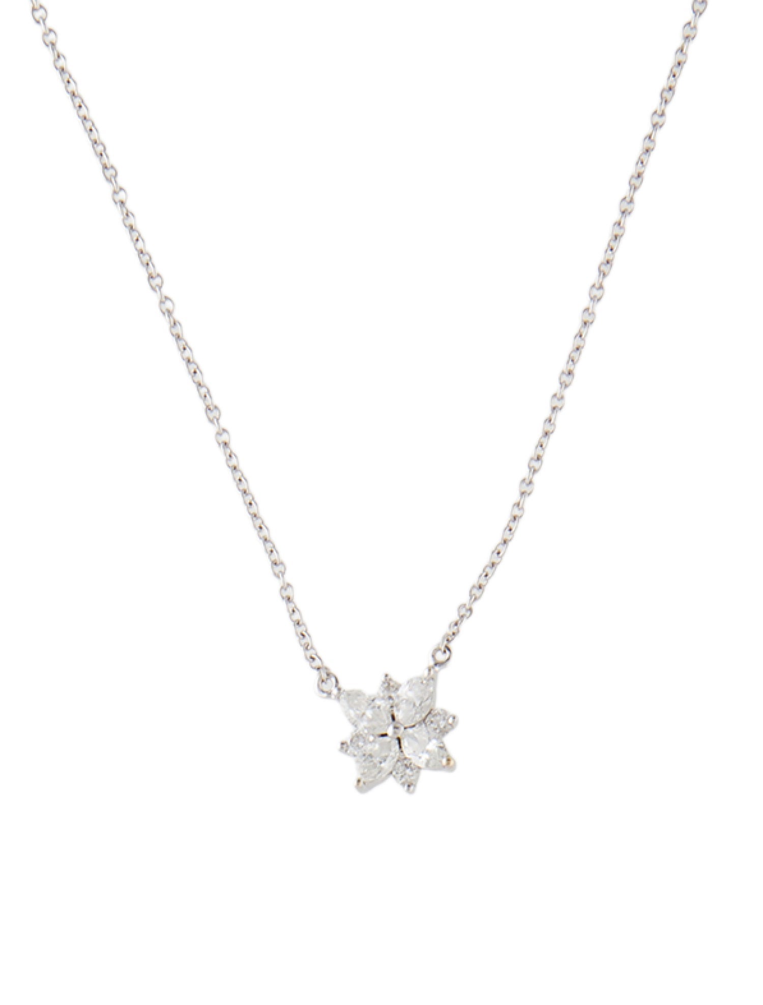 Necklace 18K 1.04ctw Diamond Pendant
