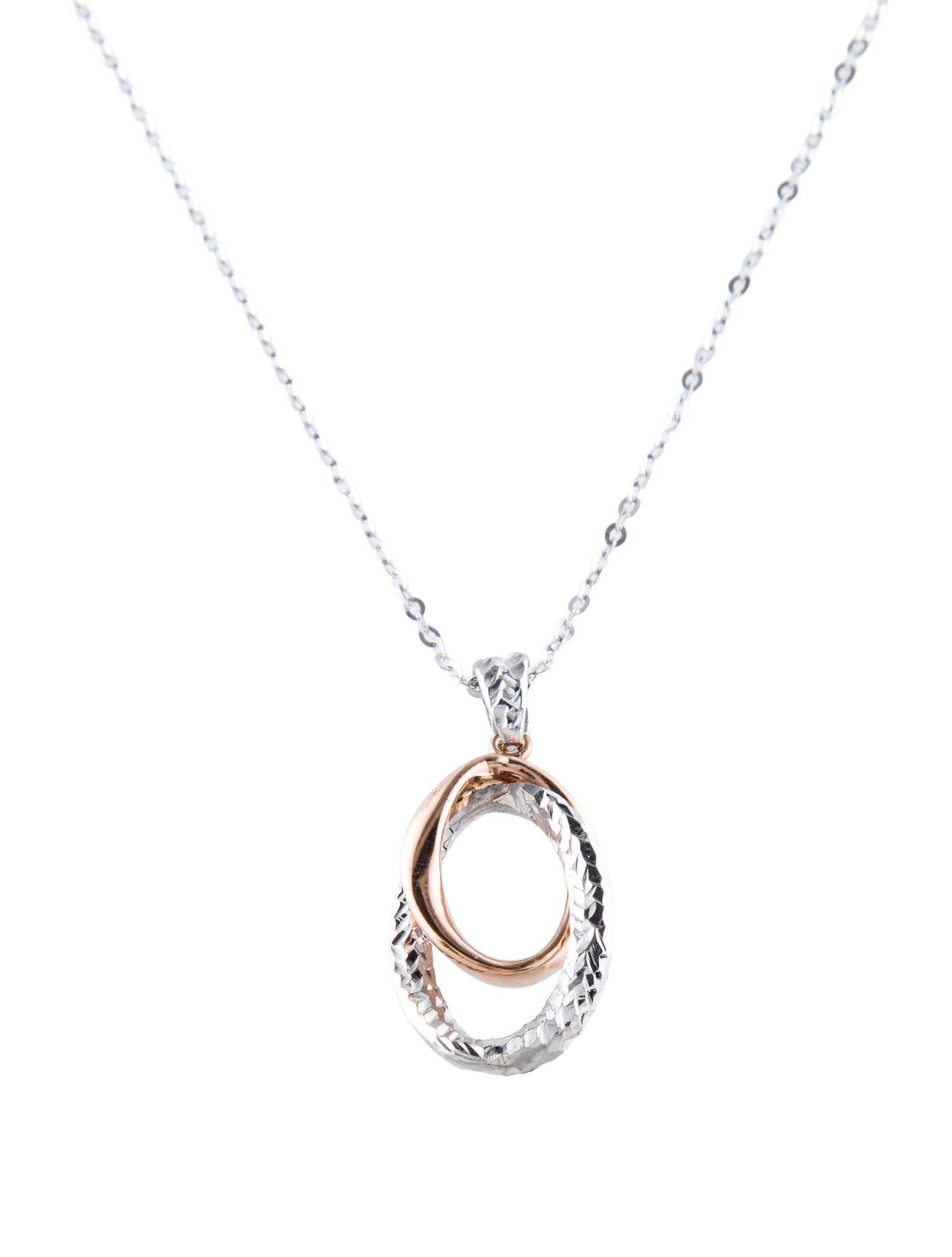 Necklace 14K Two-Tone Pendant