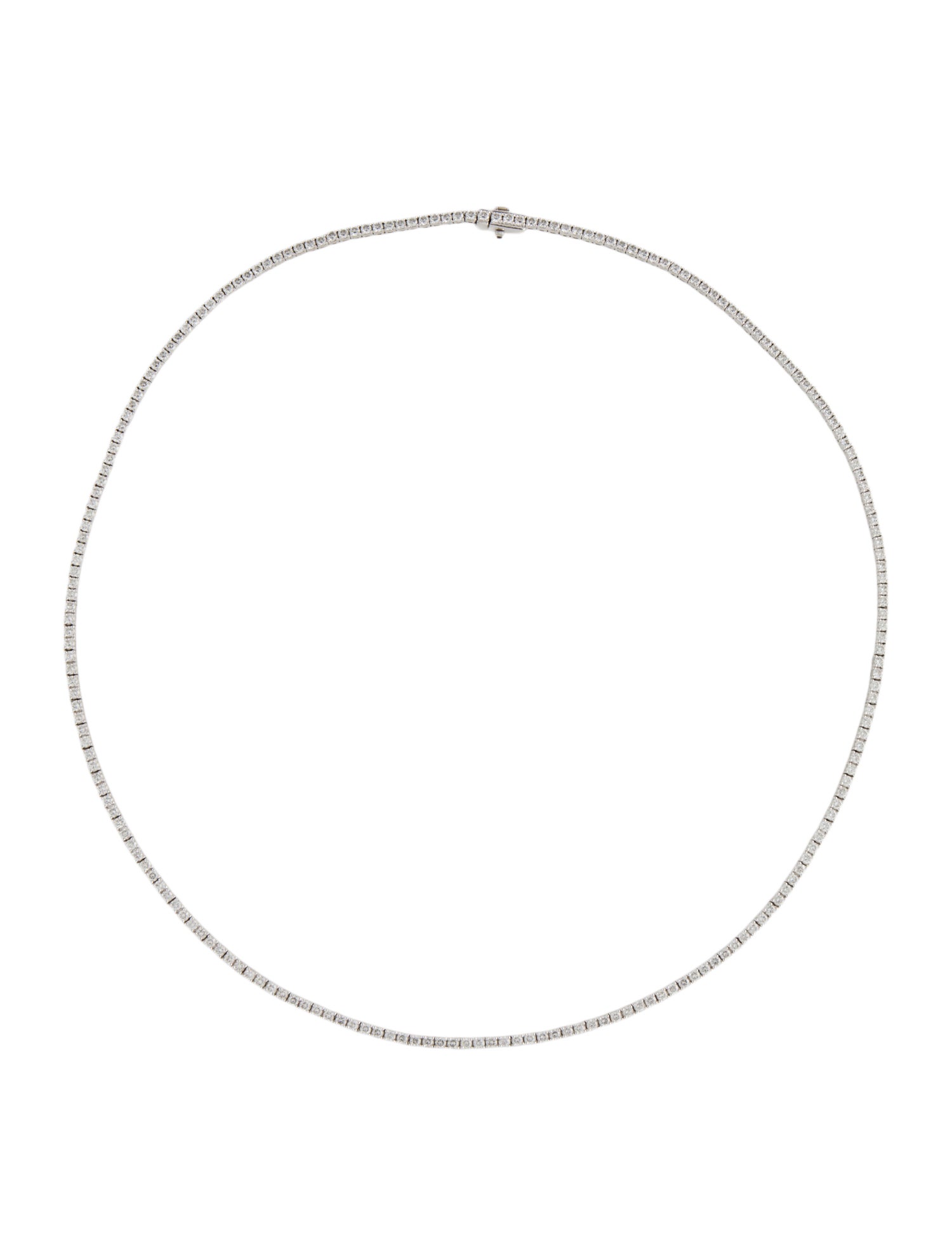 Necklace 14K 4.36ctw Diamond Tennis