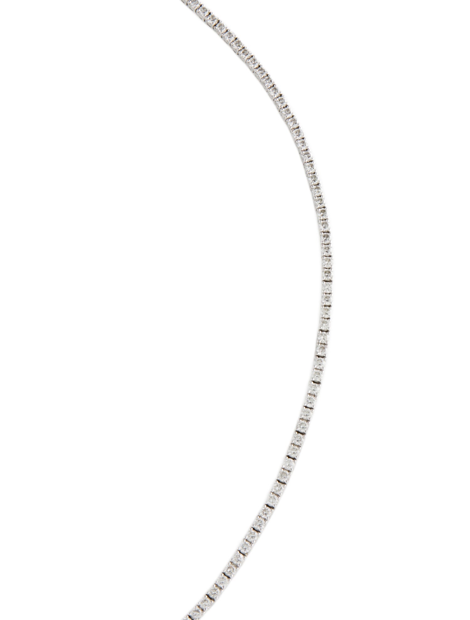 Necklace 14K 4.36ctw Diamond Tennis