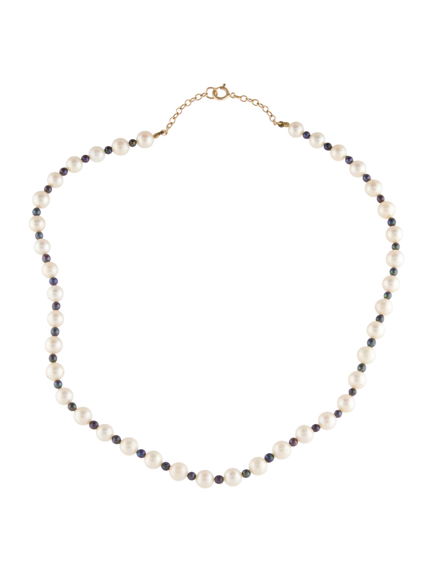 Necklace 14K Pearl Strand Necklace