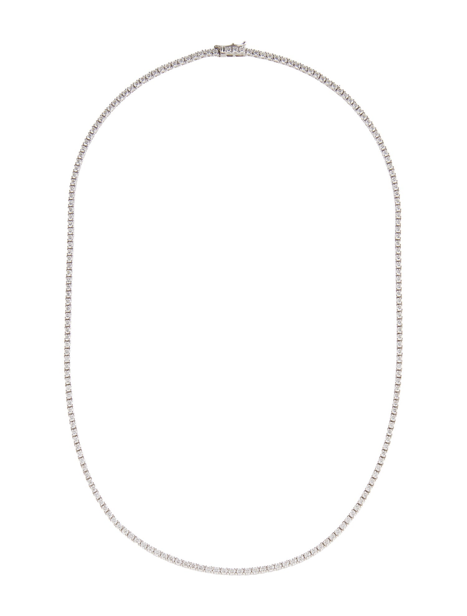 Necklace 14K 3.82ctw Diamond Tennis Necklace