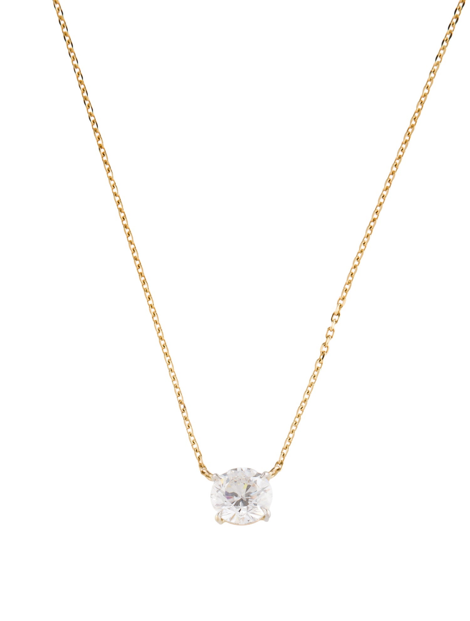 Necklace 14K 2.70ct Diamond Pendant