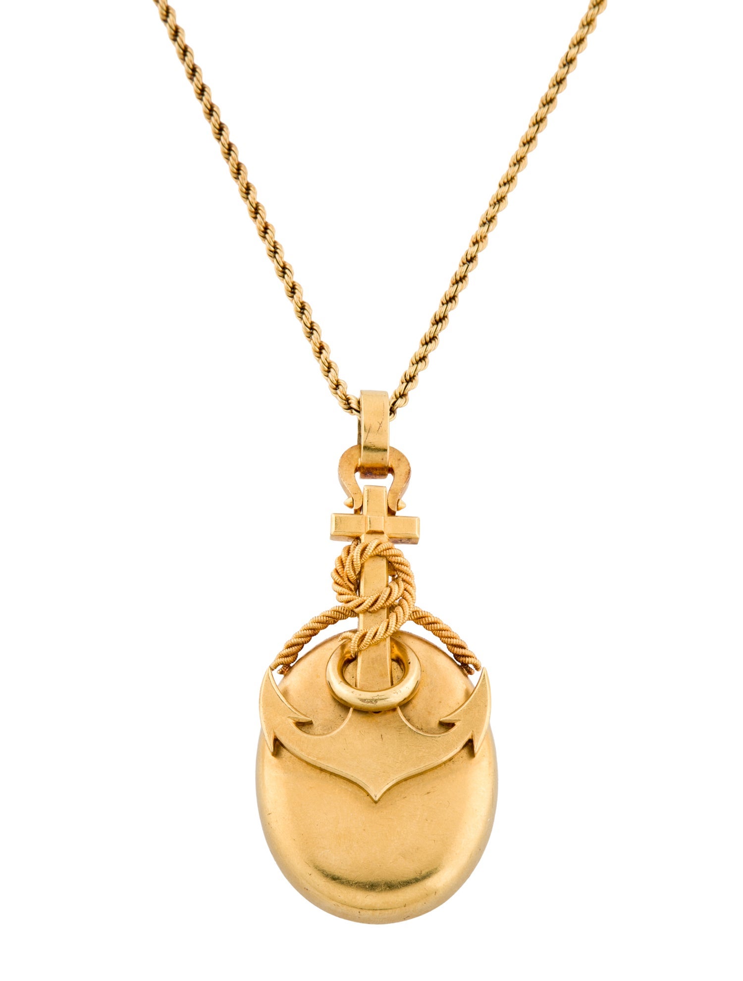 Necklace 18K Nautical Pendant