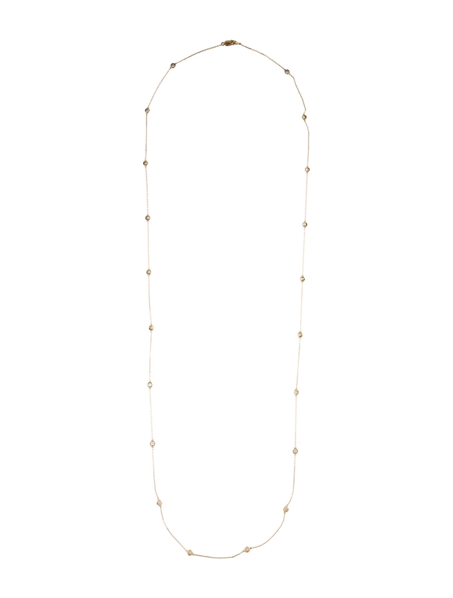 Necklace 14K Diamond Station