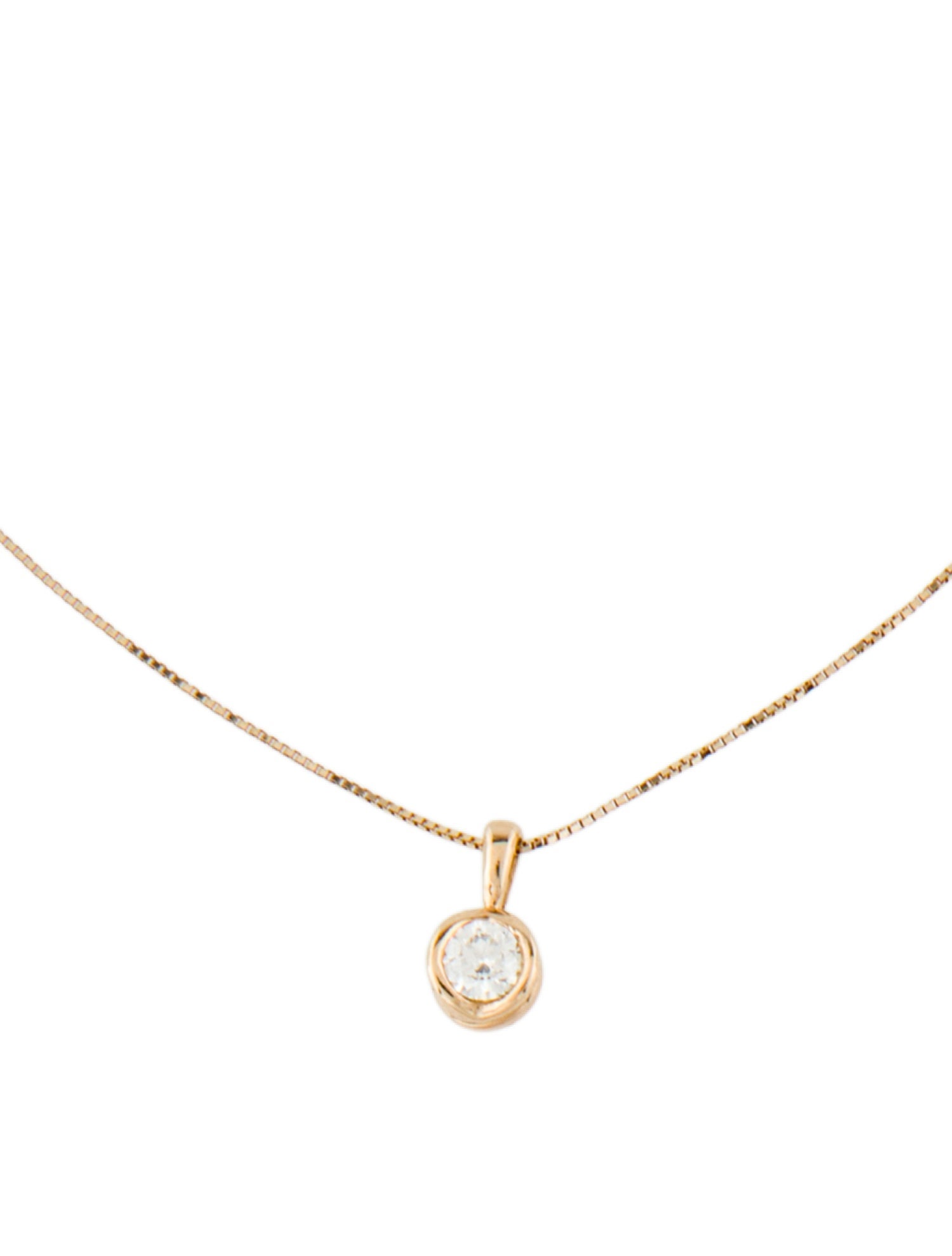 Necklace Sirena14K Diamond Energy Solitaire Pendant