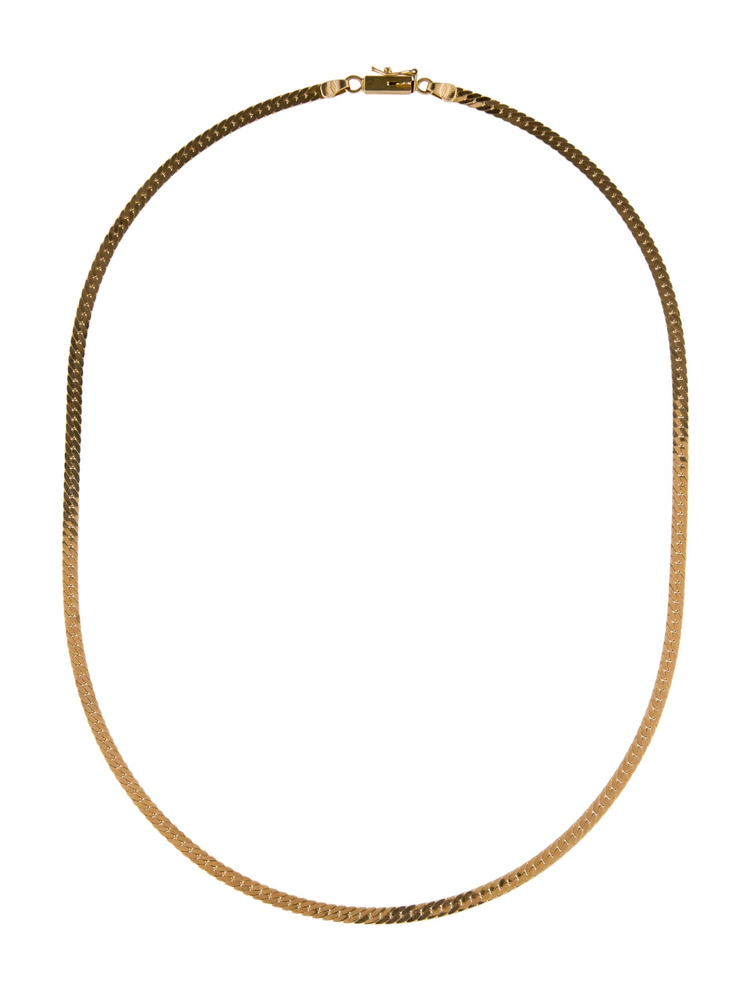 Necklace 14K Herringbone Chain