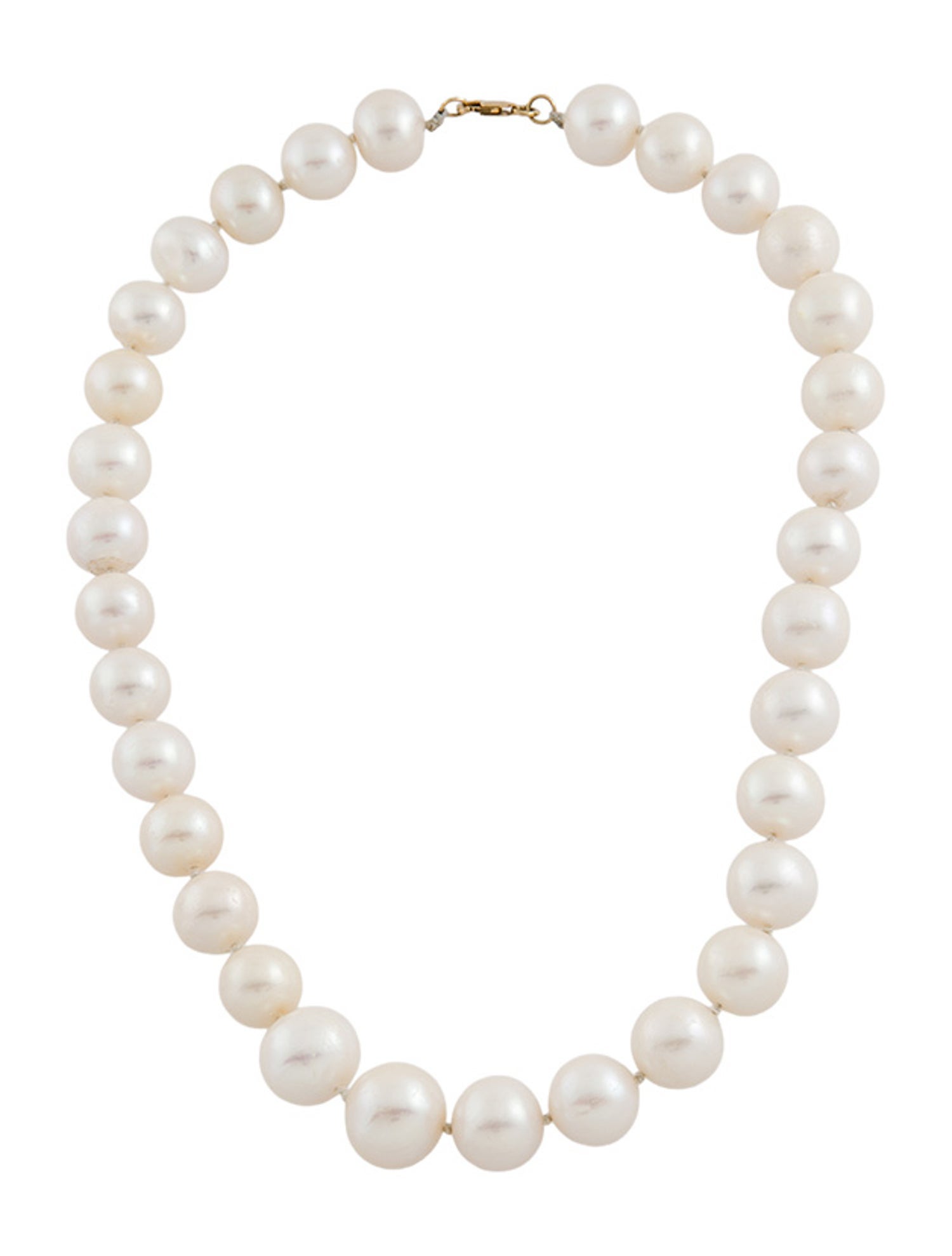 Necklace 21K Cultured Pearl Bead