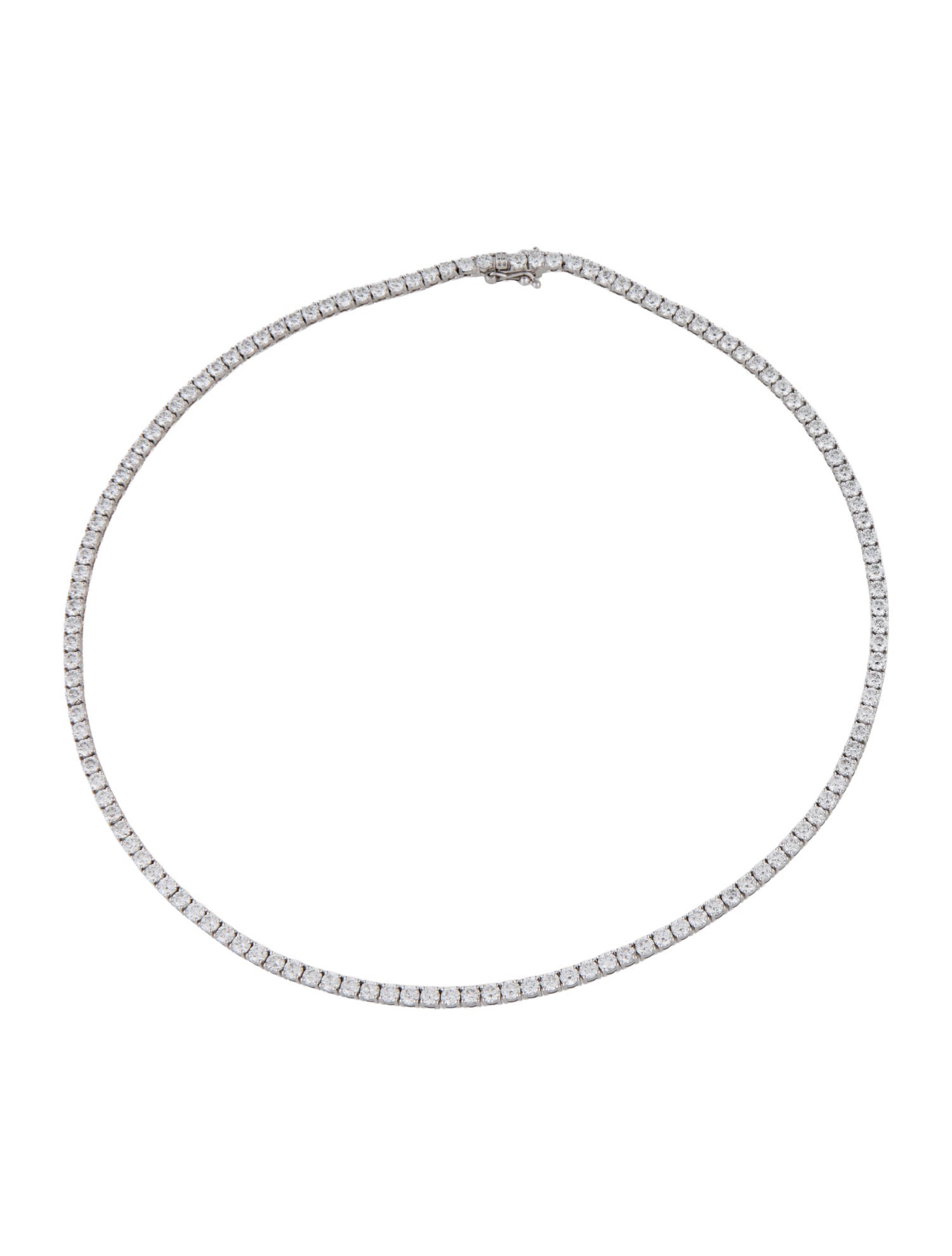 Necklace 14K 13.55 ctw Tennis