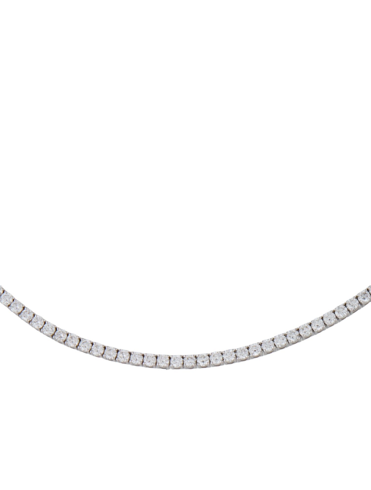 Necklace 14K 13.55 ctw Tennis