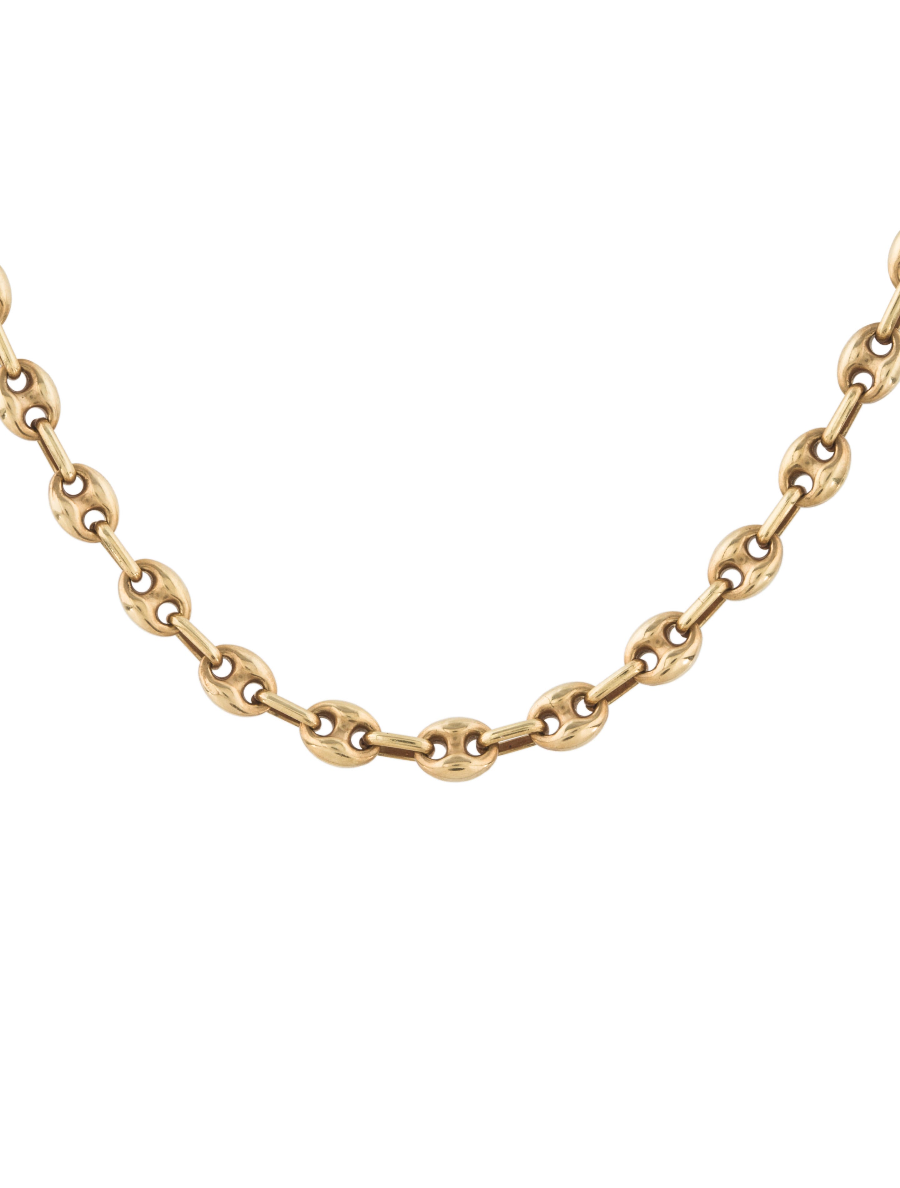 14K Anchor Link Chain Necklaces NECKL31451 The RealReal