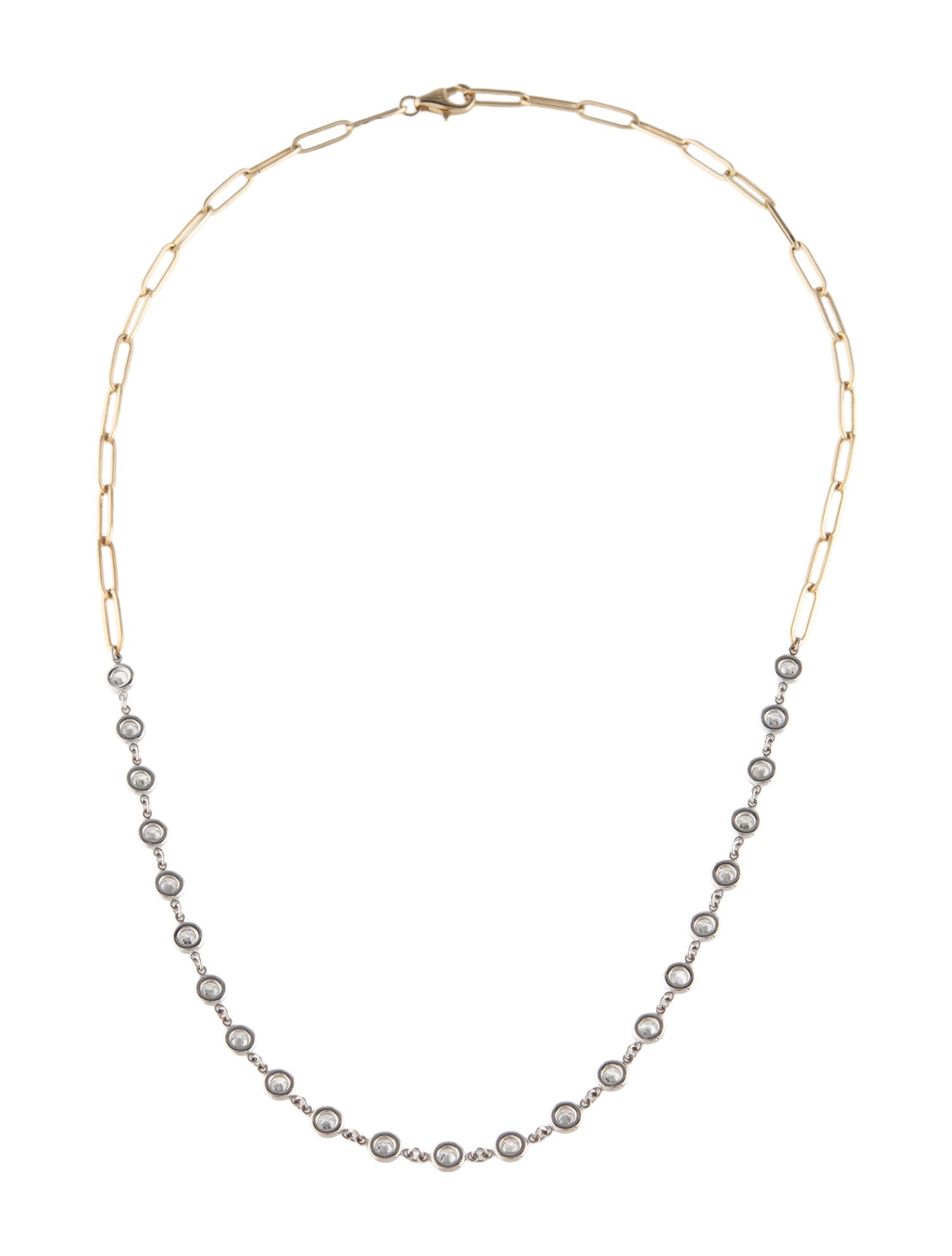 Necklace 14K 2.00ctw Diamond Station Necklace