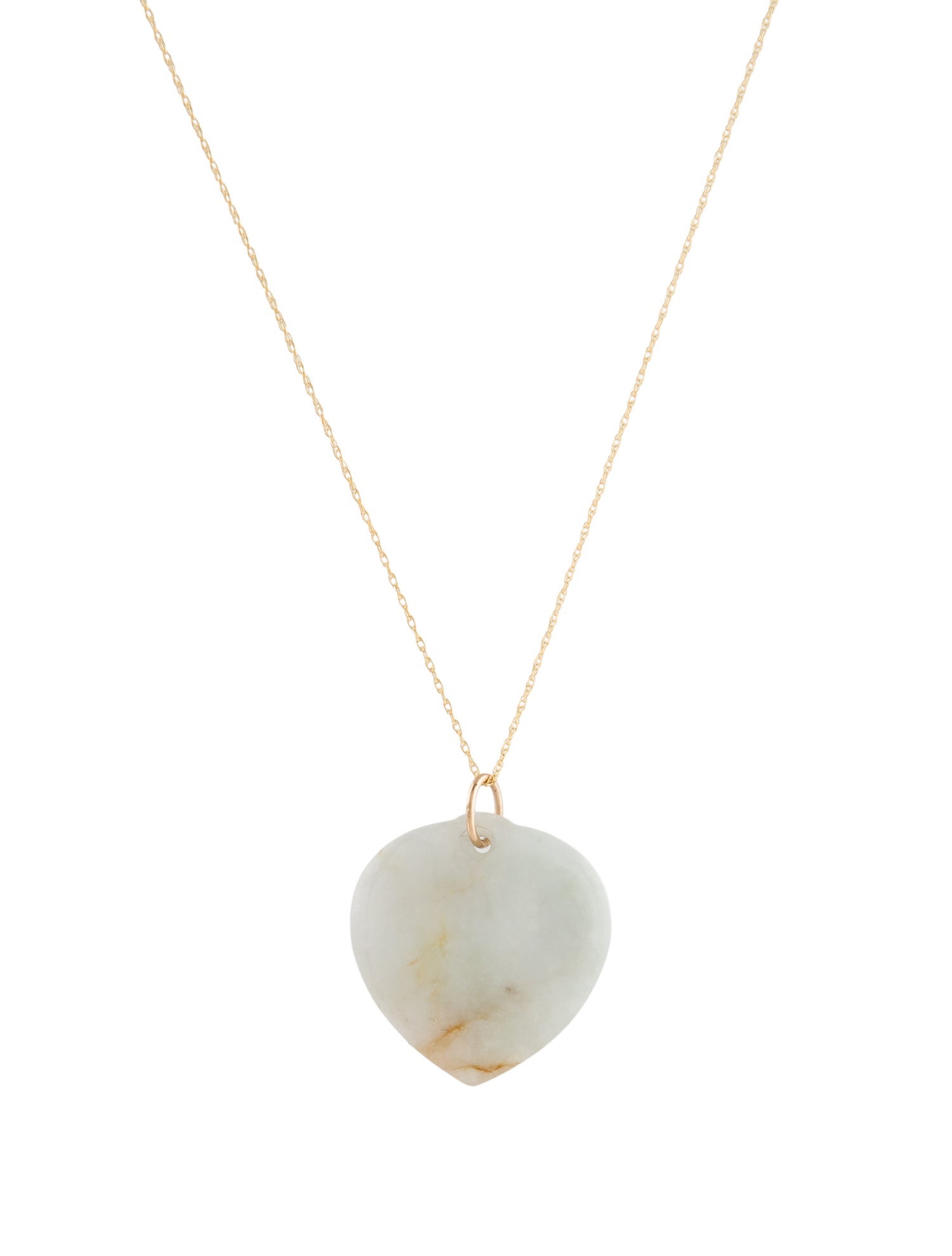 Necklace 14K Jadeite Pendant