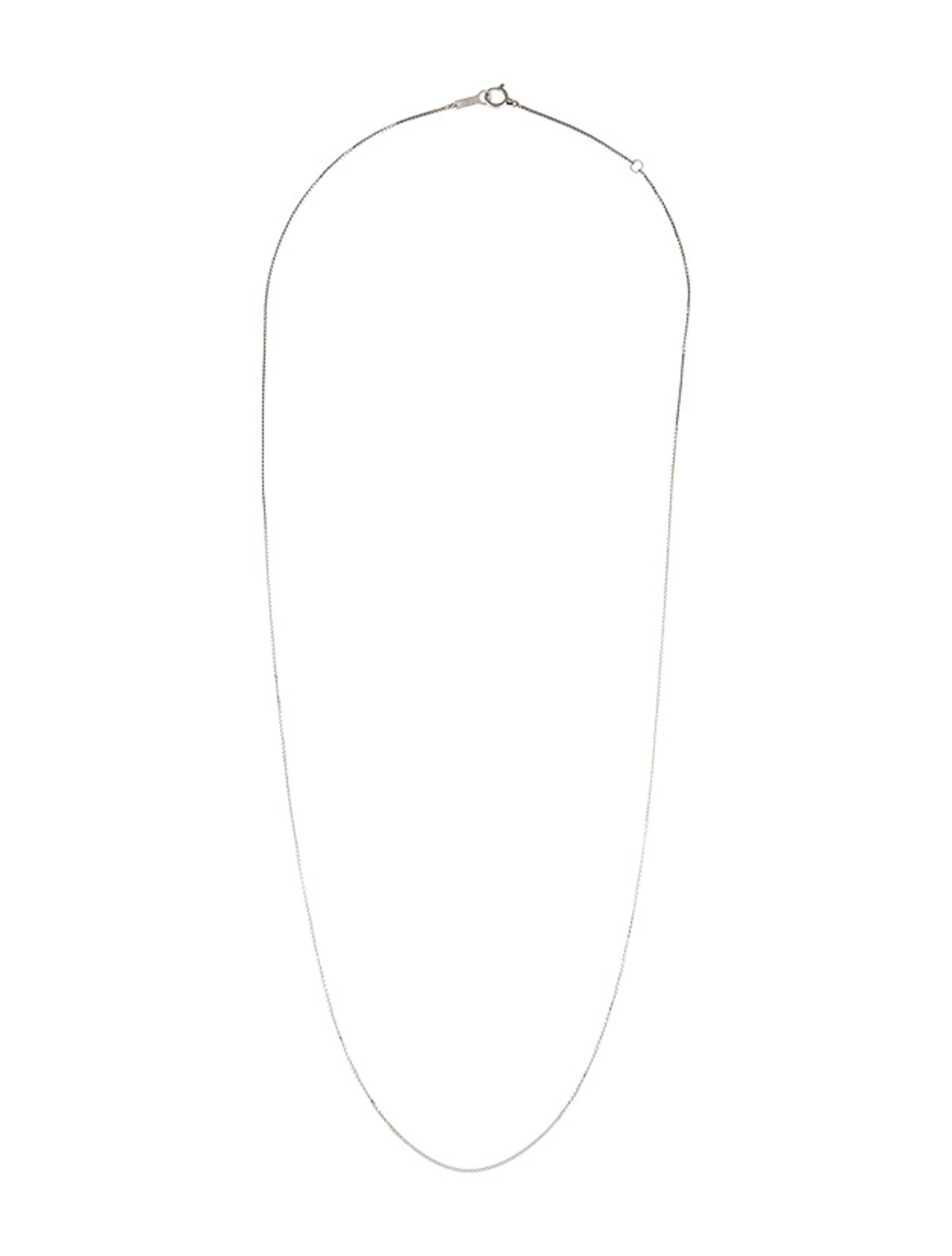 Necklace Platinum Box Chain Necklace