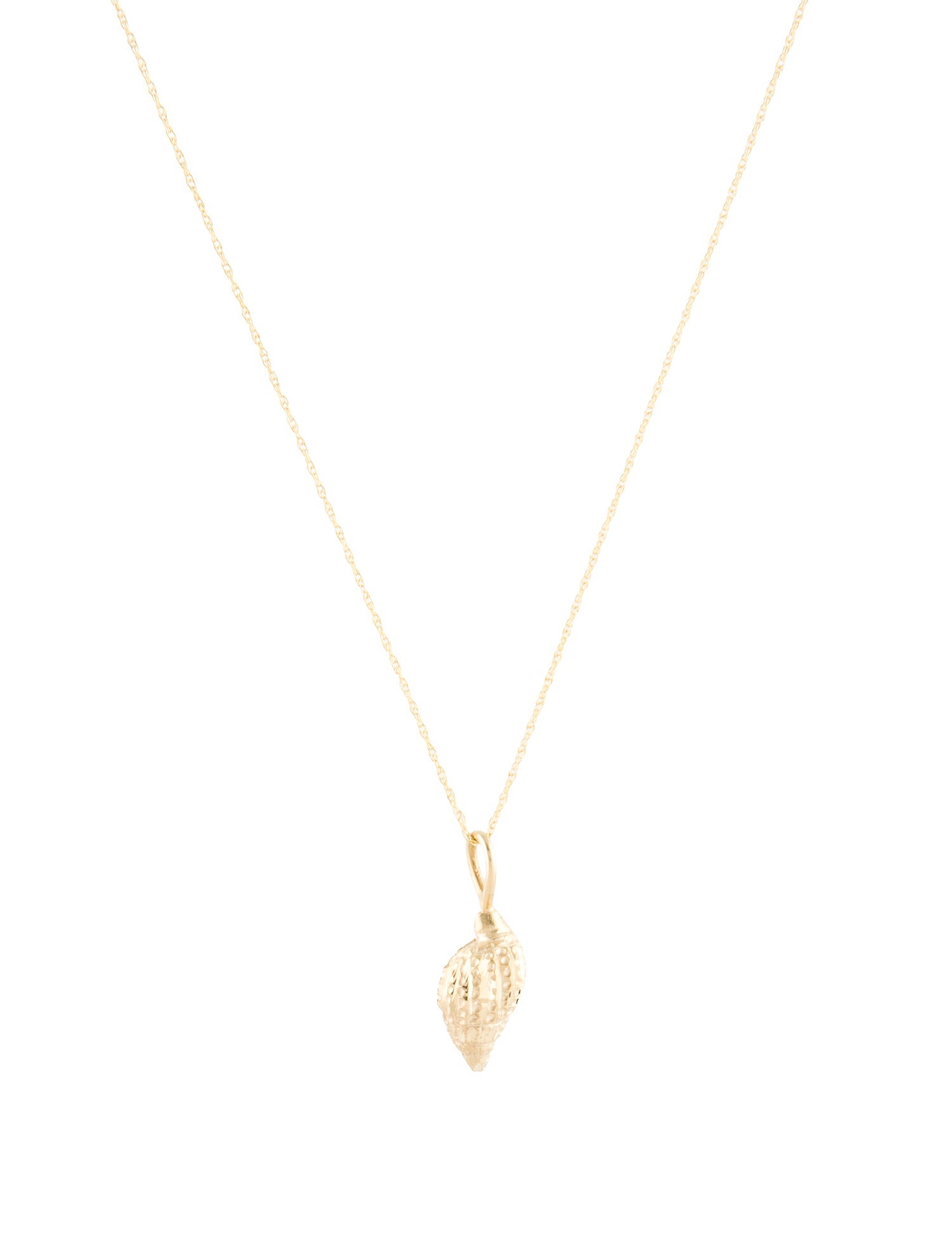Necklace 14K Seashell Pendant Necklace