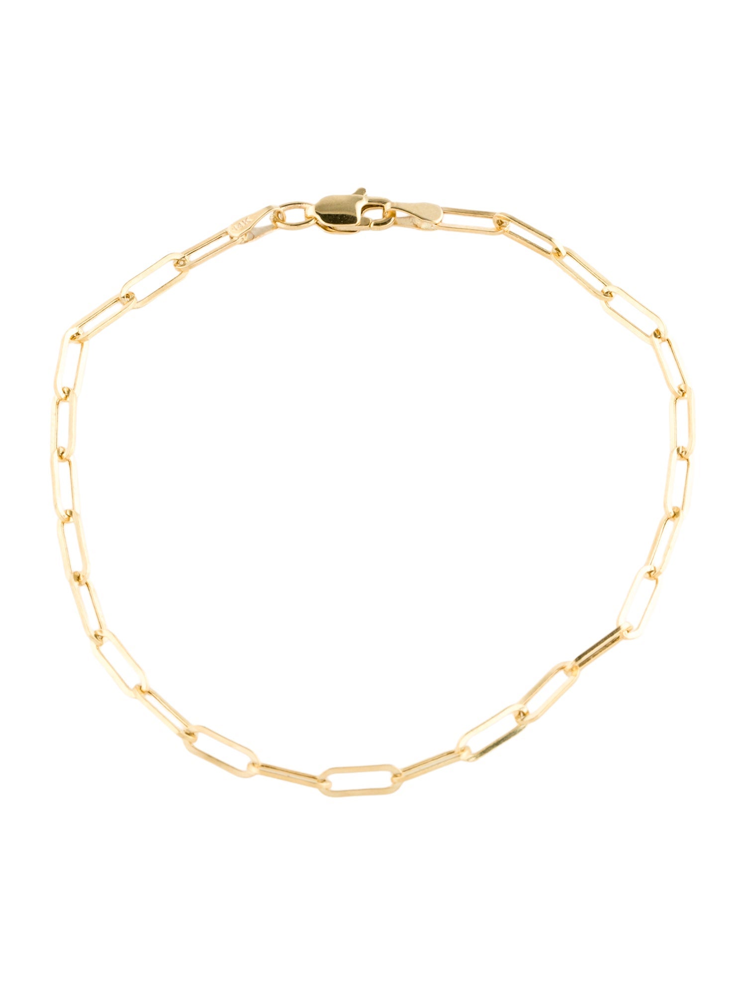 Necklace 14K Paperclip Link Bracelet