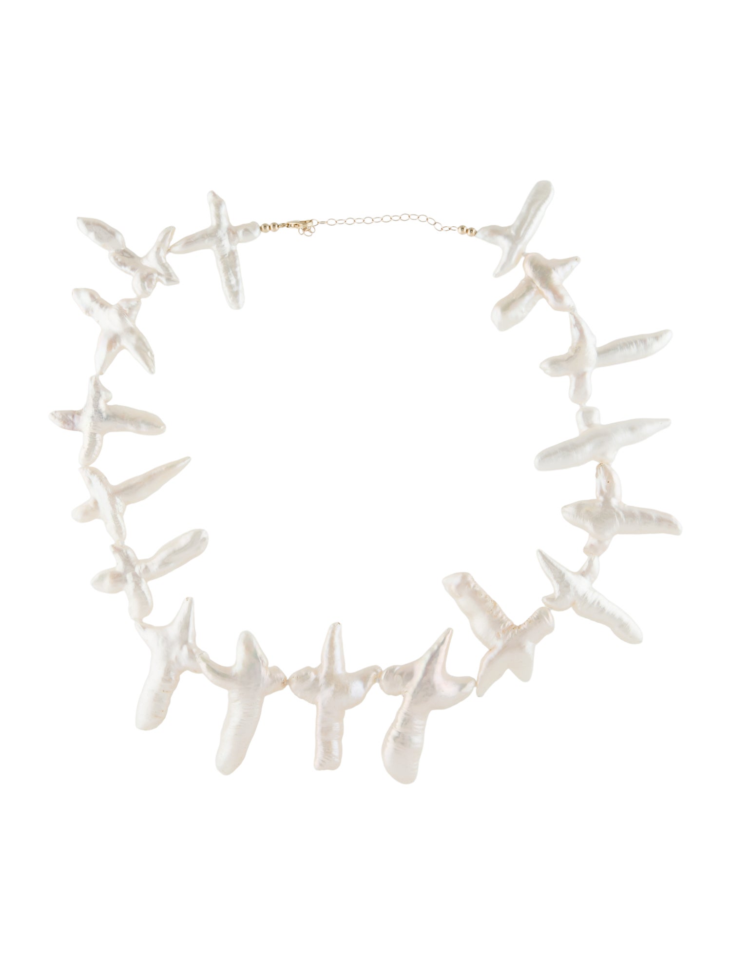 Necklace 14K Pearl Bead Strand Necklace