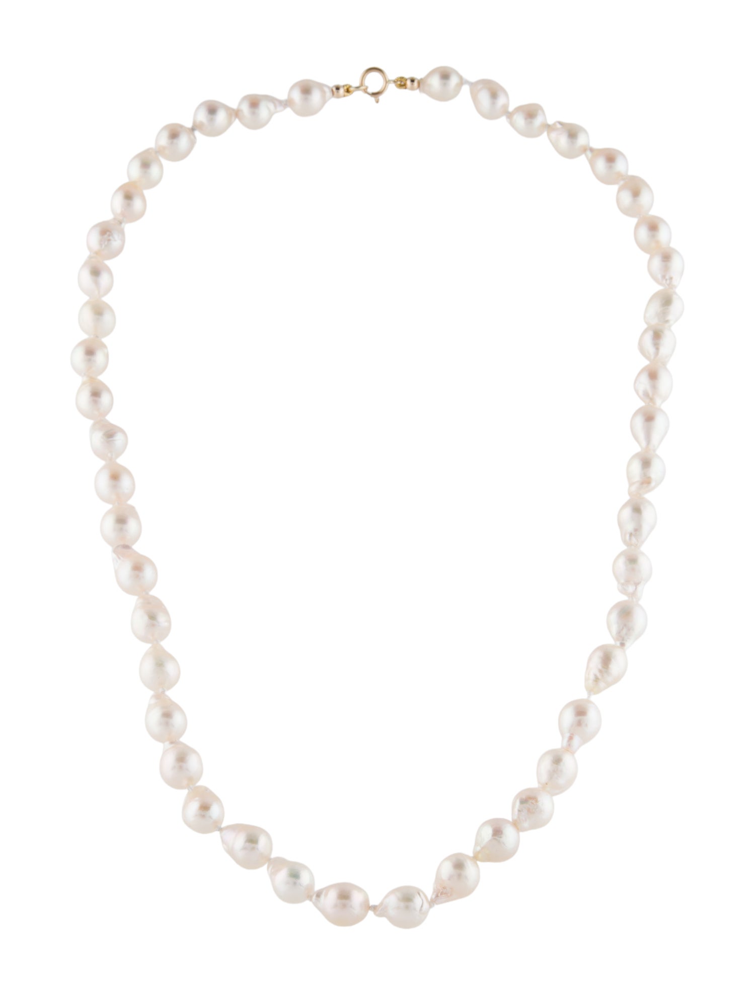 Necklace 14K Pearl Bead Strand