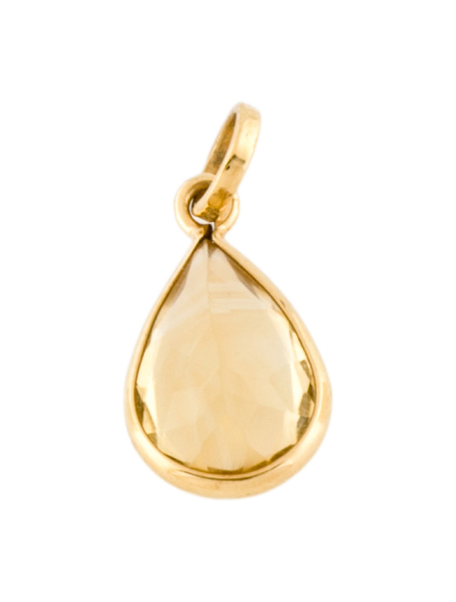 Necklace 18K Citrine Pendant