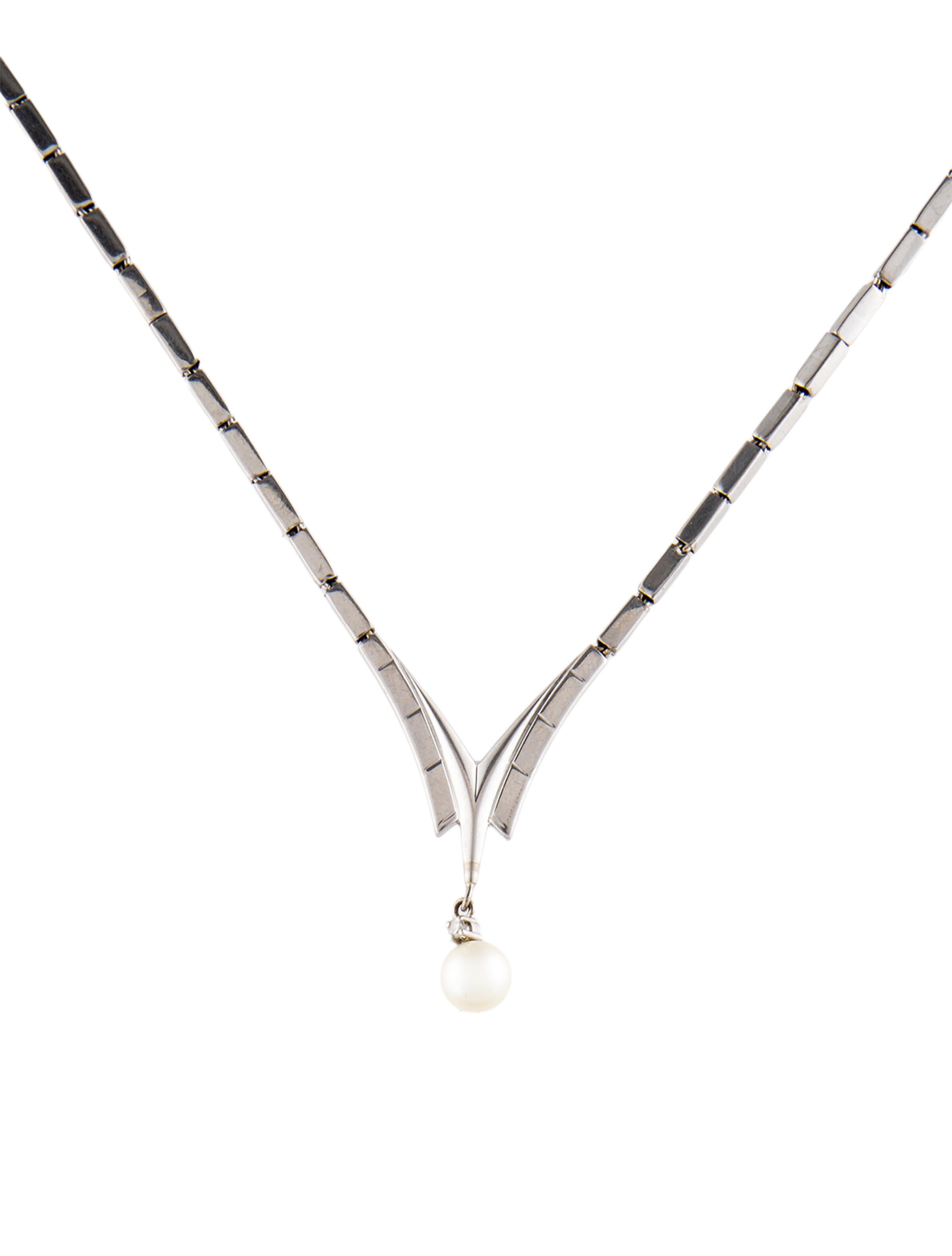 Necklace 14K Pearl Collar