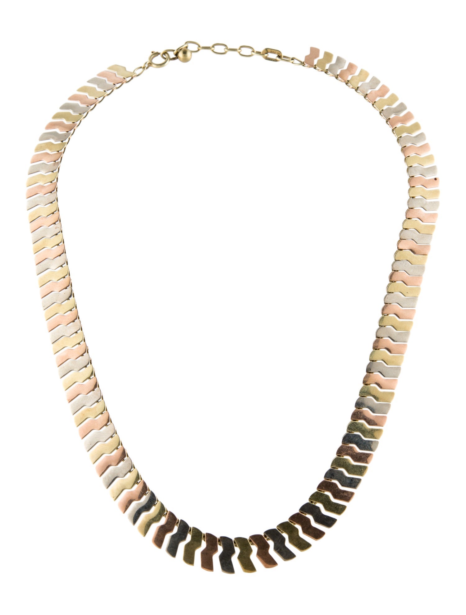 Necklace 14k Tri-Color