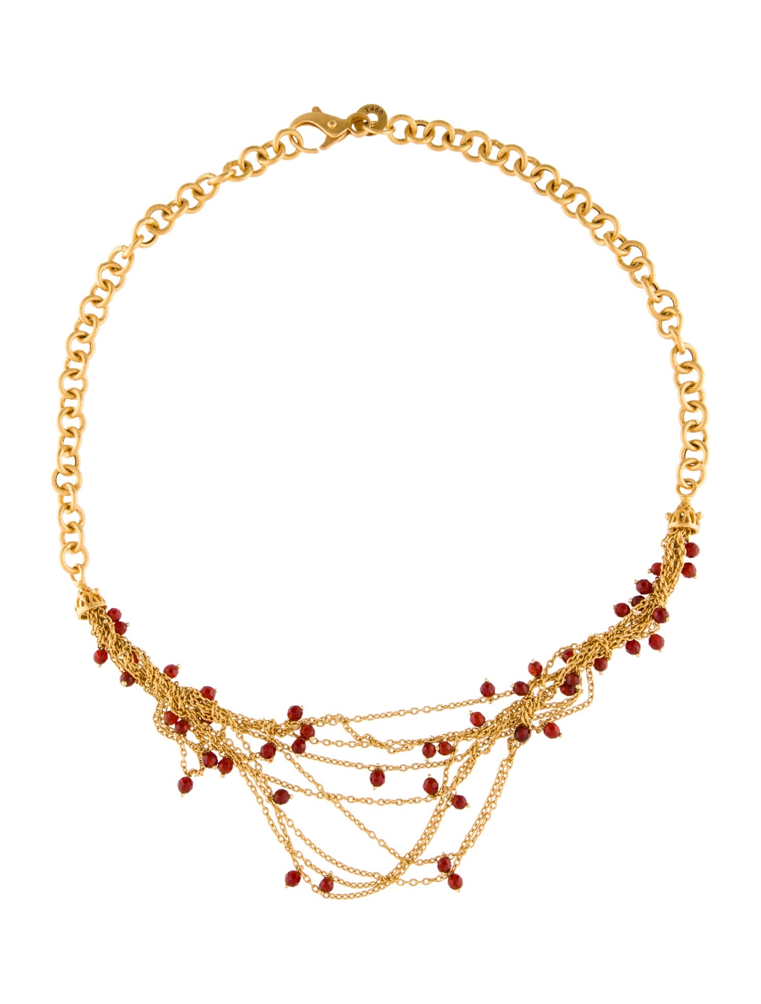 Necklace 18K Carnelian Collar