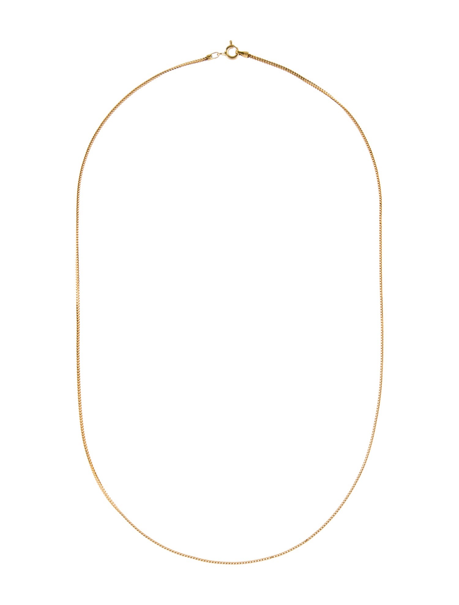 Necklace 18K Box LInk Chain