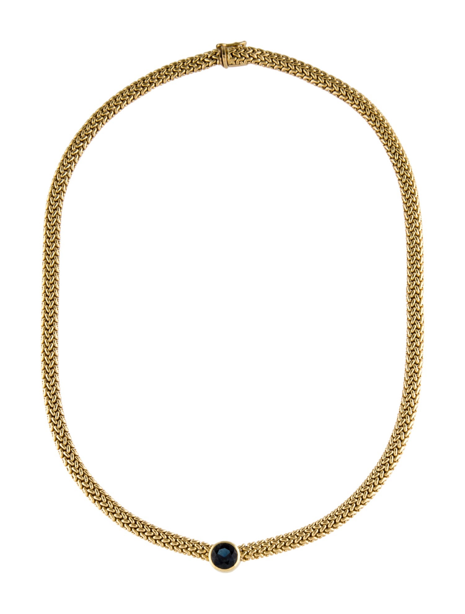 Necklace 18K Sapphire Collar