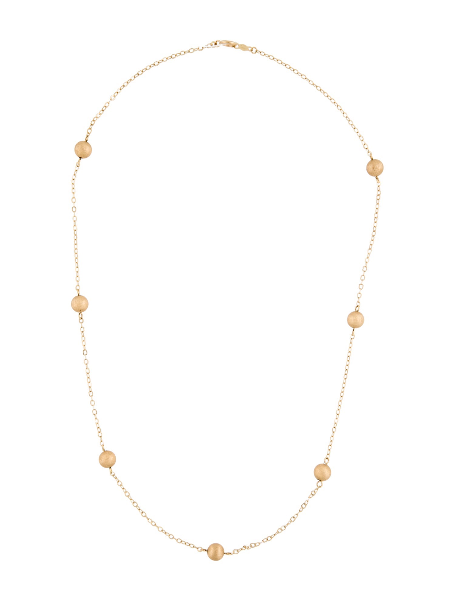 Necklace 18K Station Chain